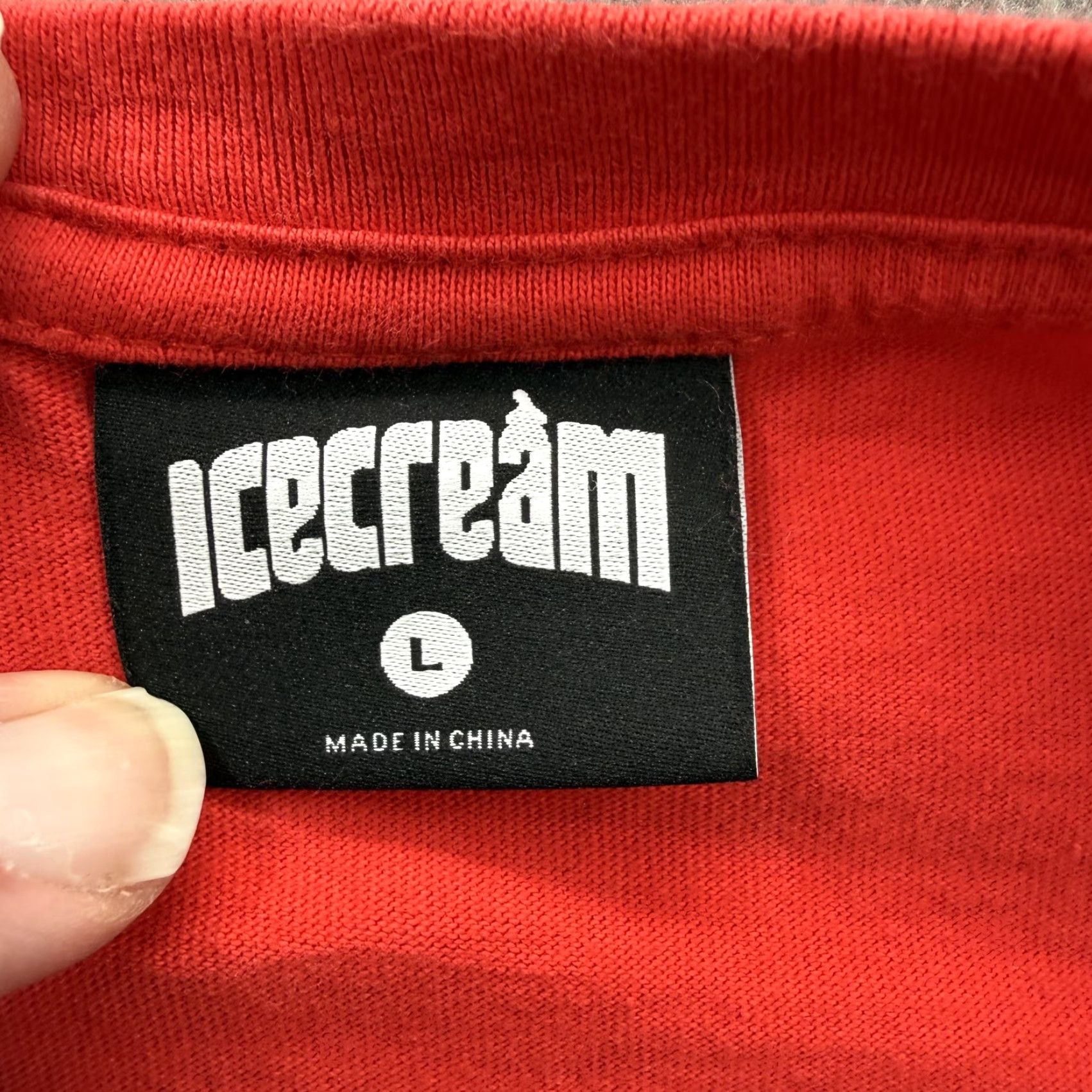 Vintage Icecream Shirt Mens Large Red Snake Ice Cream Cone Graphic Tee Streetwear Size US L / EU 52-54 / 3 - 3 Thumbnail
