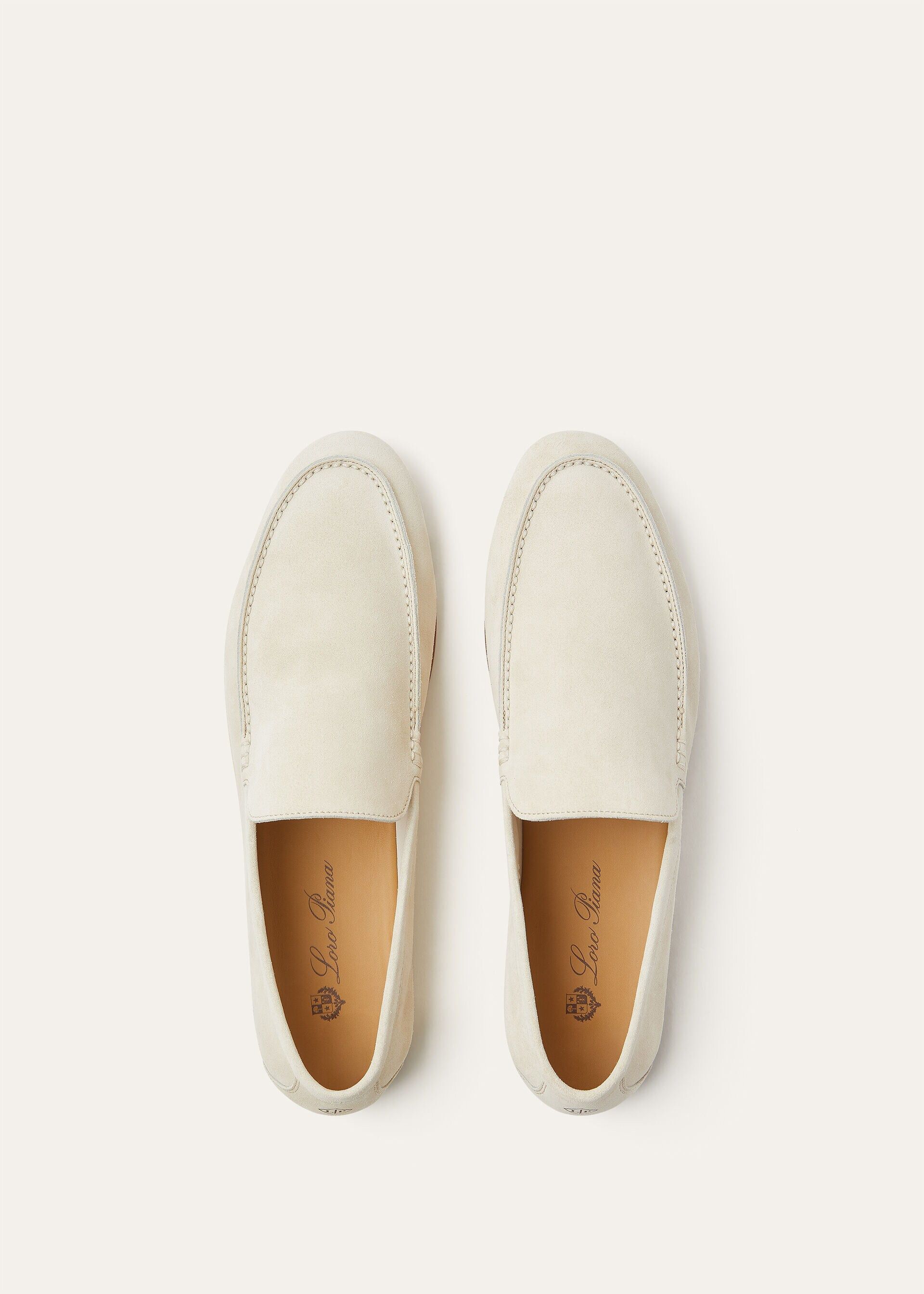 Loro Piana os11x0226 FAQ5514 Summer Anton Loafers in Yogurt Size US 7 / EU 40 - 6 Thumbnail