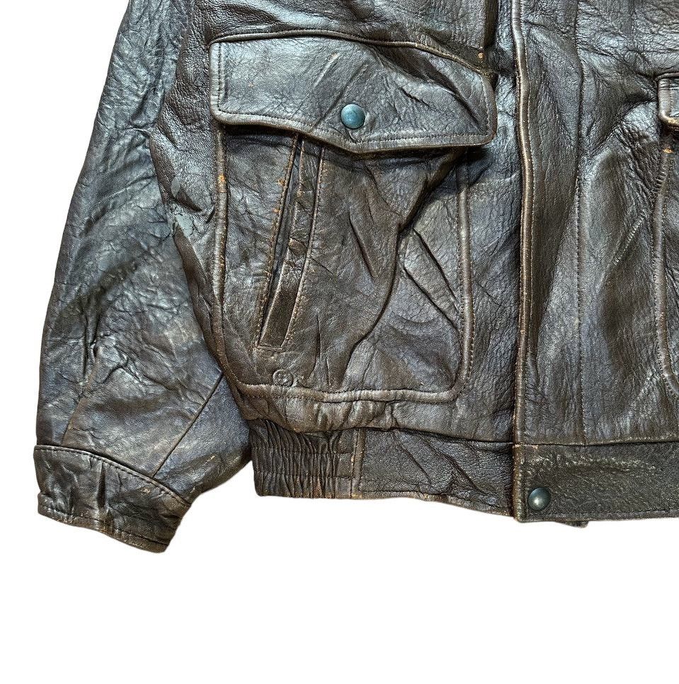 Beverly Hills Polo Club Vtg Polo Club Fur Collar Leather Jacket Size US M / EU 48-50 / 2 - 5 Thumbnail