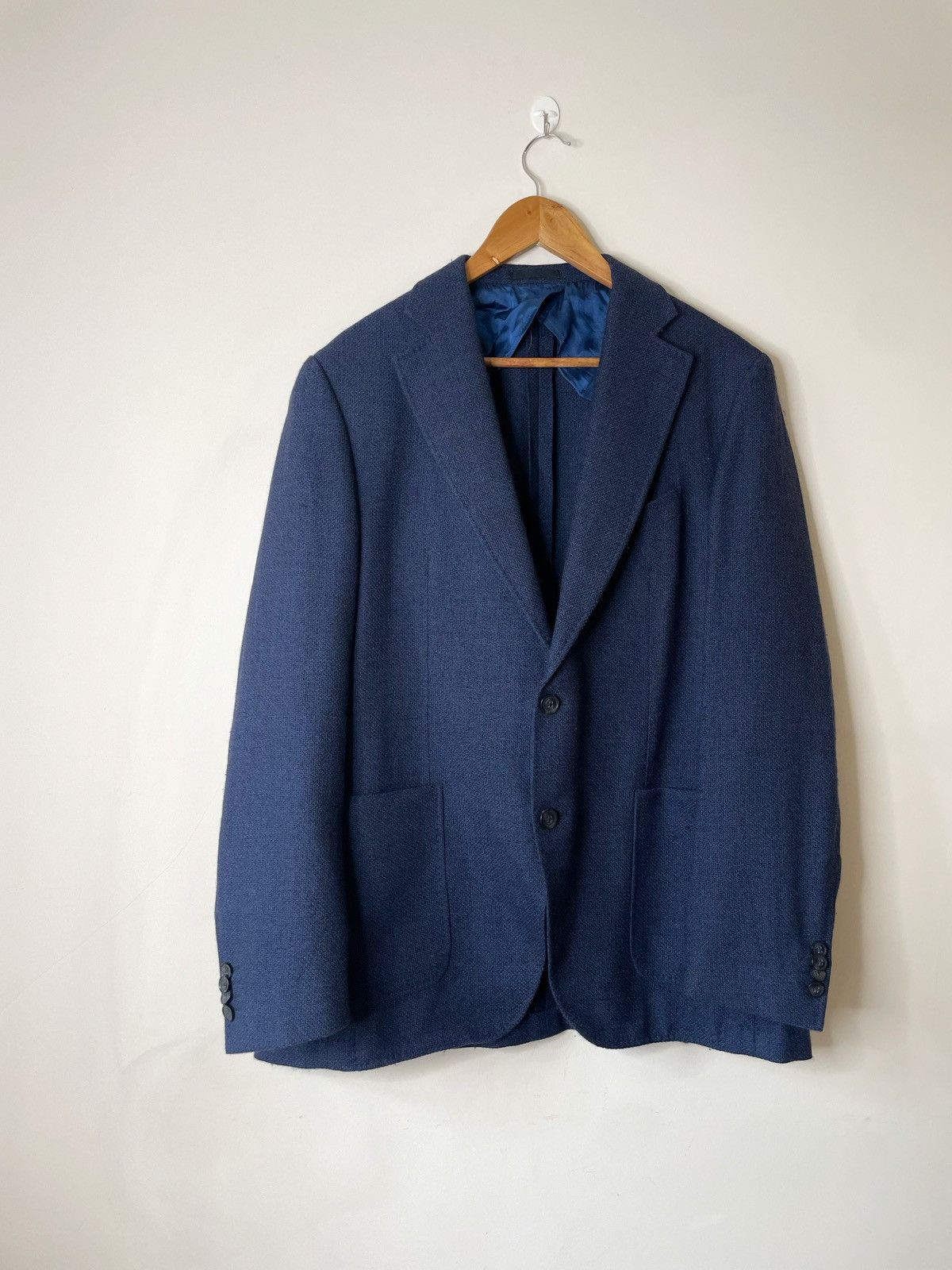 SCABAL Scabal Finest Cloth 100% Schurwolle 2 buttons Sport Blazer Size 54R - 2 Thumbnail