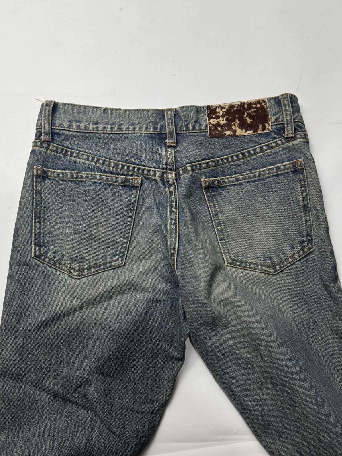 Le Grande Bleu (L.G.B.) Shellac Flare Denim Size US 29 - 4 Thumbnail