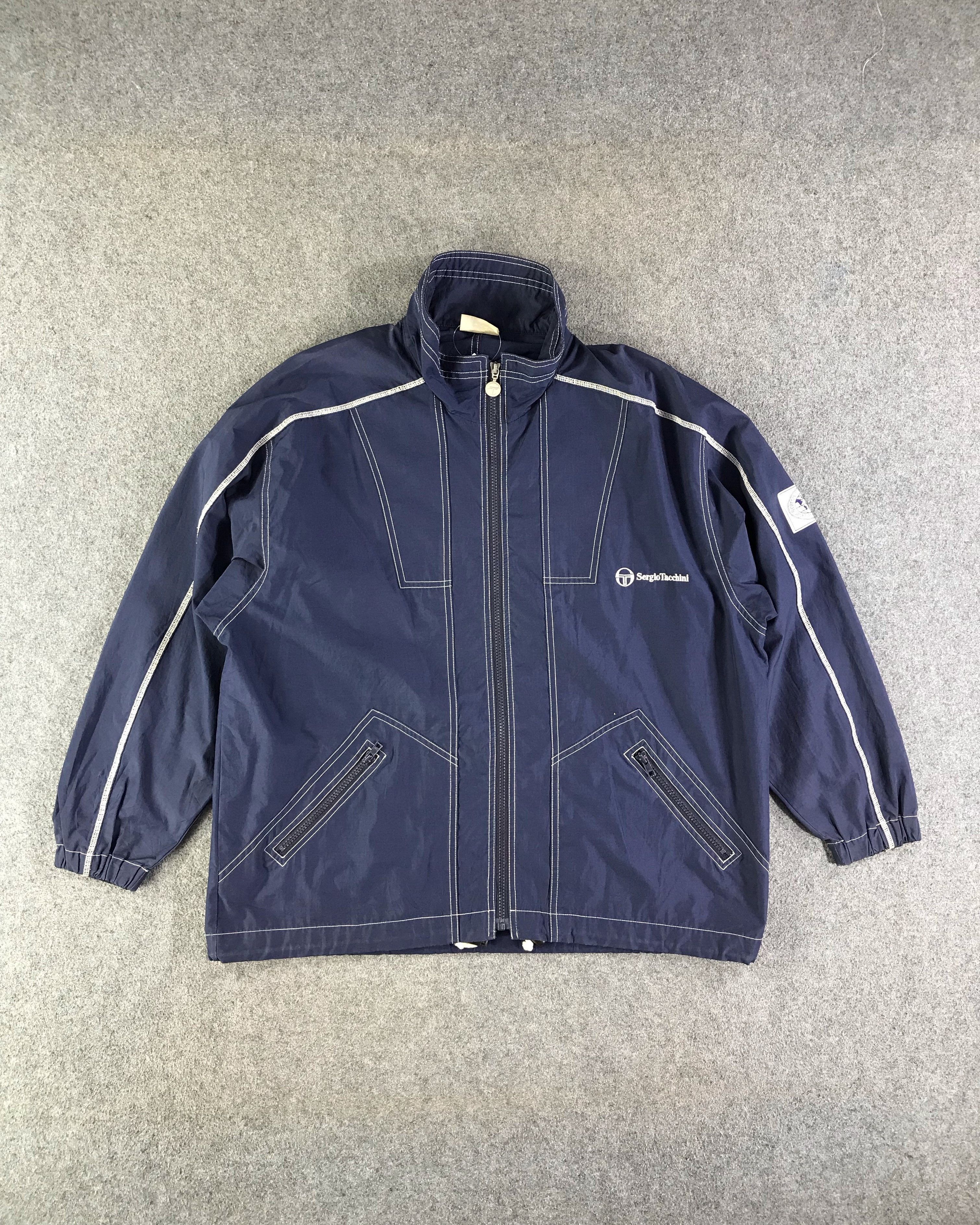 Sergio Tacchini Sergio Tacchini Full Zipper Windbreaker Jacket -JC244 Size US L / EU 52-54 / 3 - 1 Thumbnail