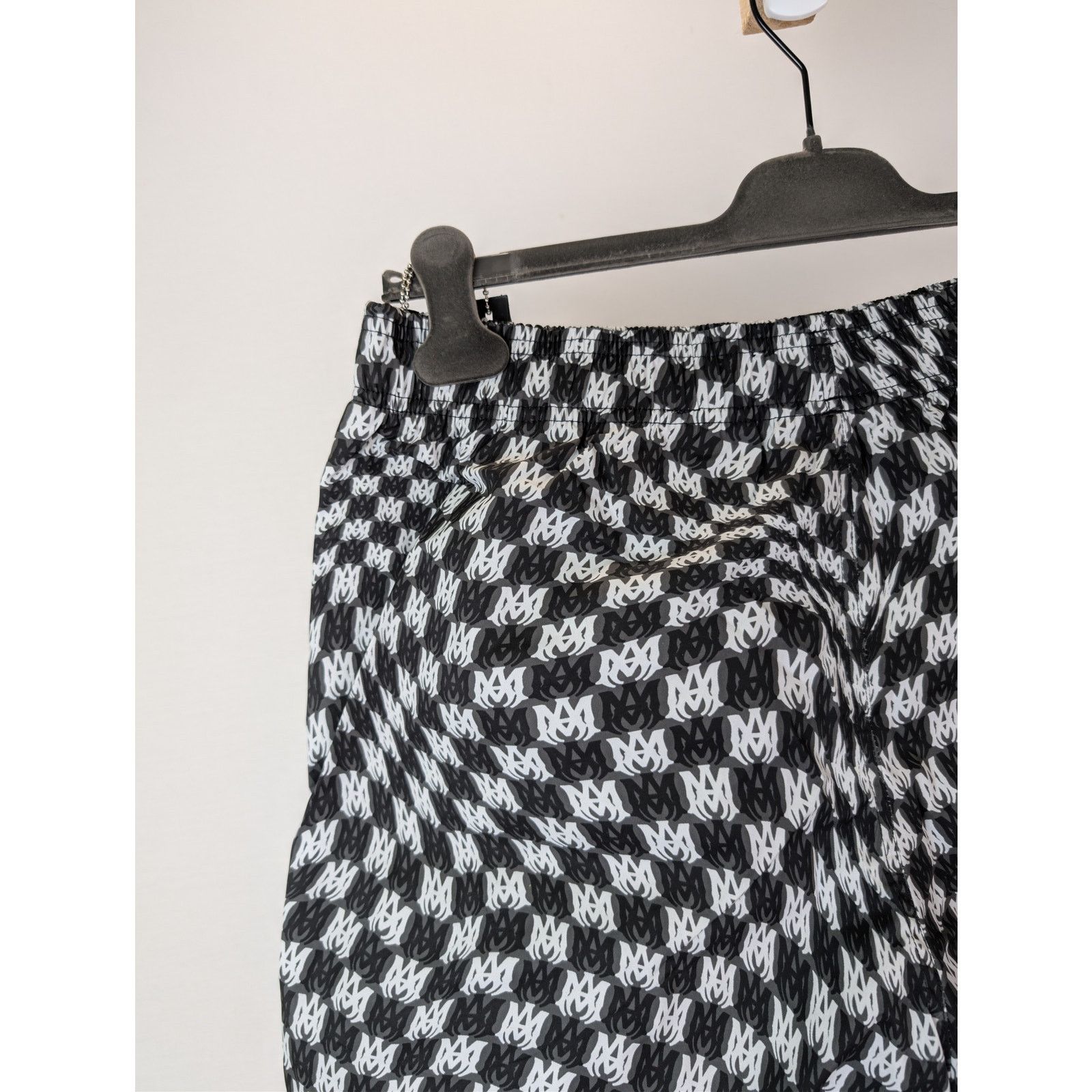 Amiri o1rshd1 Wavy MA Swim Trunk Shorts in Black XL Size US 36 / EU 52 - 15 Thumbnail