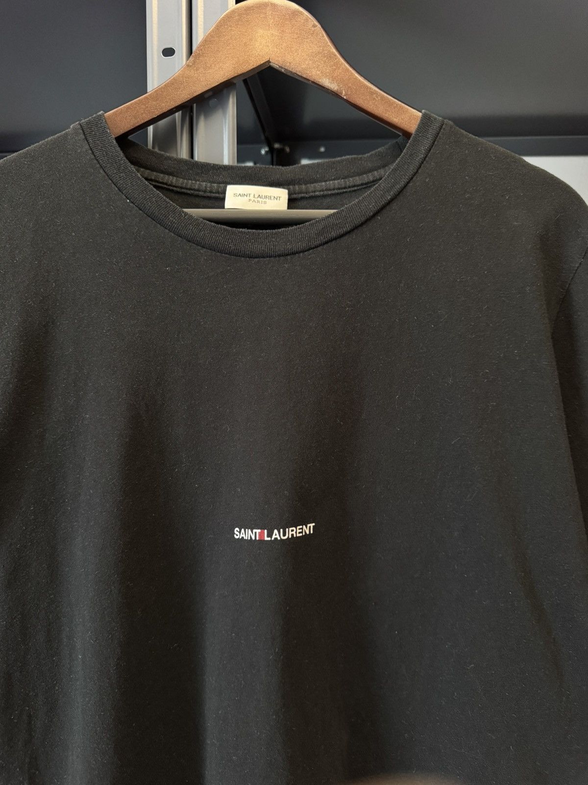 Saint Laurent Paris Saint Lauren Paris Logo T-shirt Size US L / EU 52-54 / 3 - 2 Thumbnail