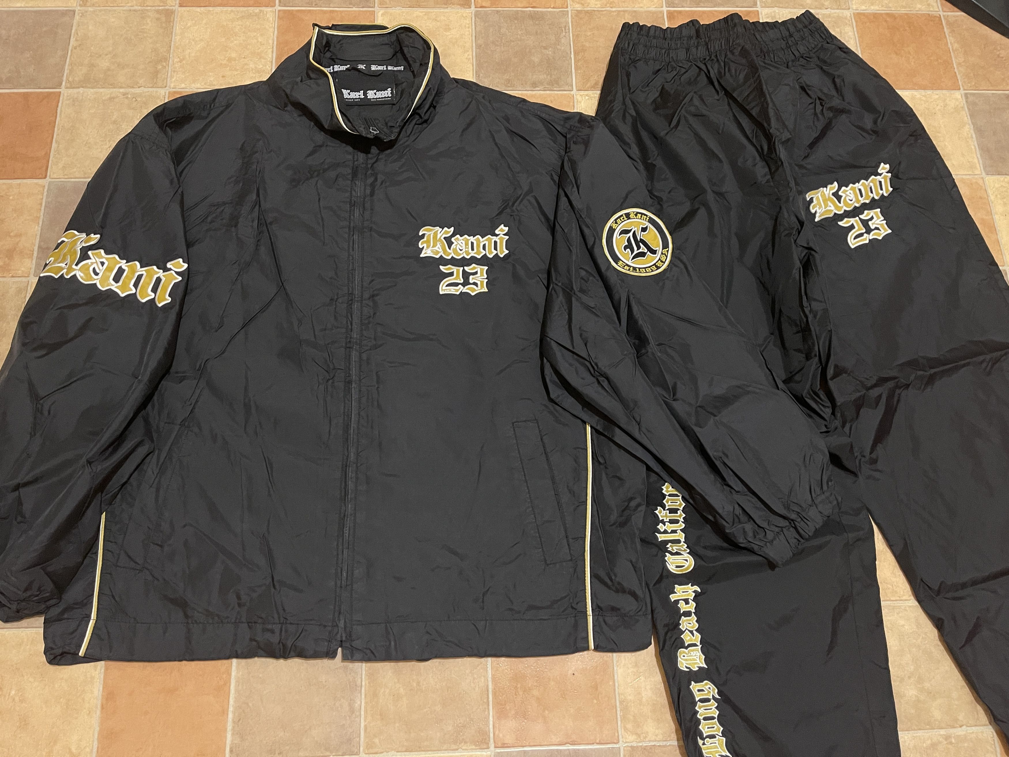 Karl Kani KARL KANI tracksuit, Long Beach, Kani suit jacket pants L Size US L / EU 52-54 / 3 - 6 Thumbnail