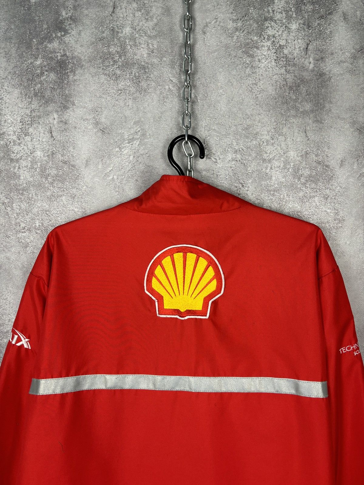 Ferrari × Vintage Shell Ferrari V-Power Fleece Lined Jacket Red Size US L / EU 52-54 / 3 - 6 Thumbnail