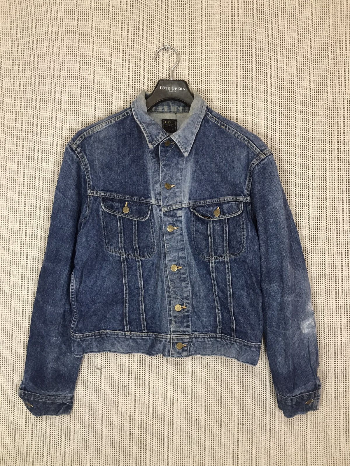 Lee ‼️VINTAGE LEE 70s TRUCKER JACKET DISTRESSED‼️ Size US L / EU 52-54 / 3 - 1 Thumbnail