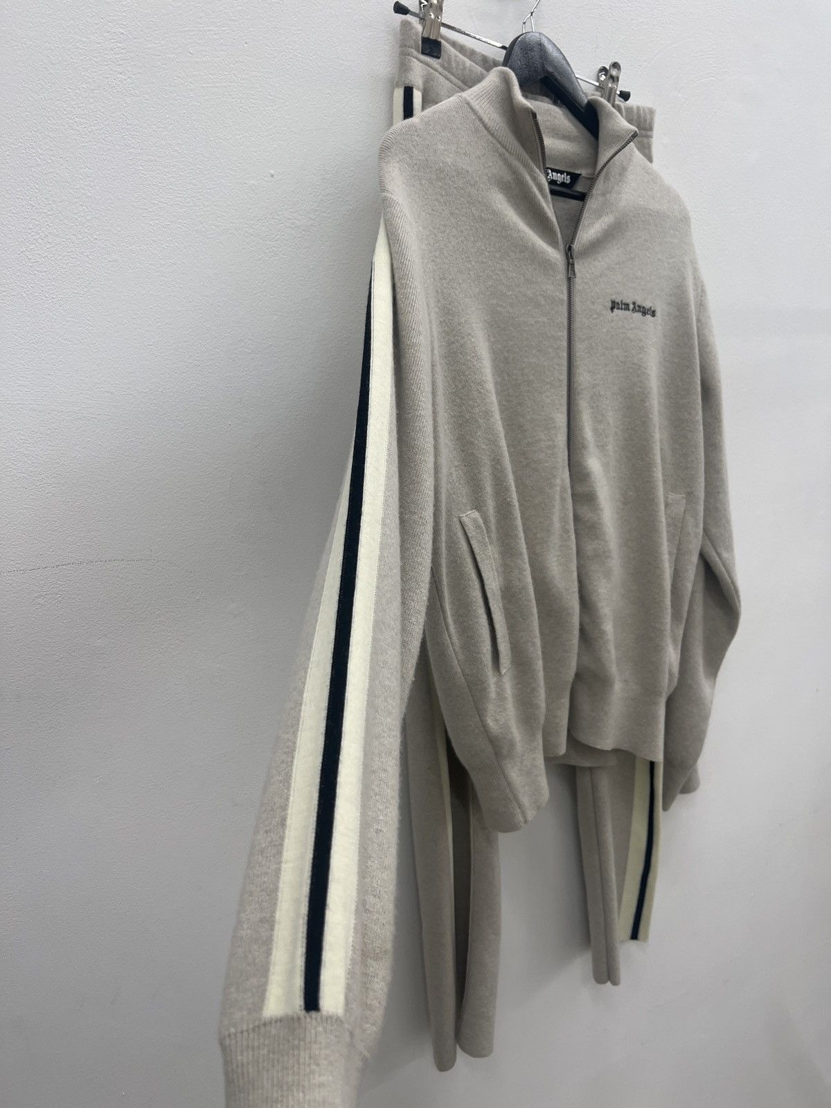 Palm Angels Palm Angels Fw24 Classic Logo Knit Track Jacket and pants Size XS / US 0-2 / IT 36-38 - 3 Thumbnail
