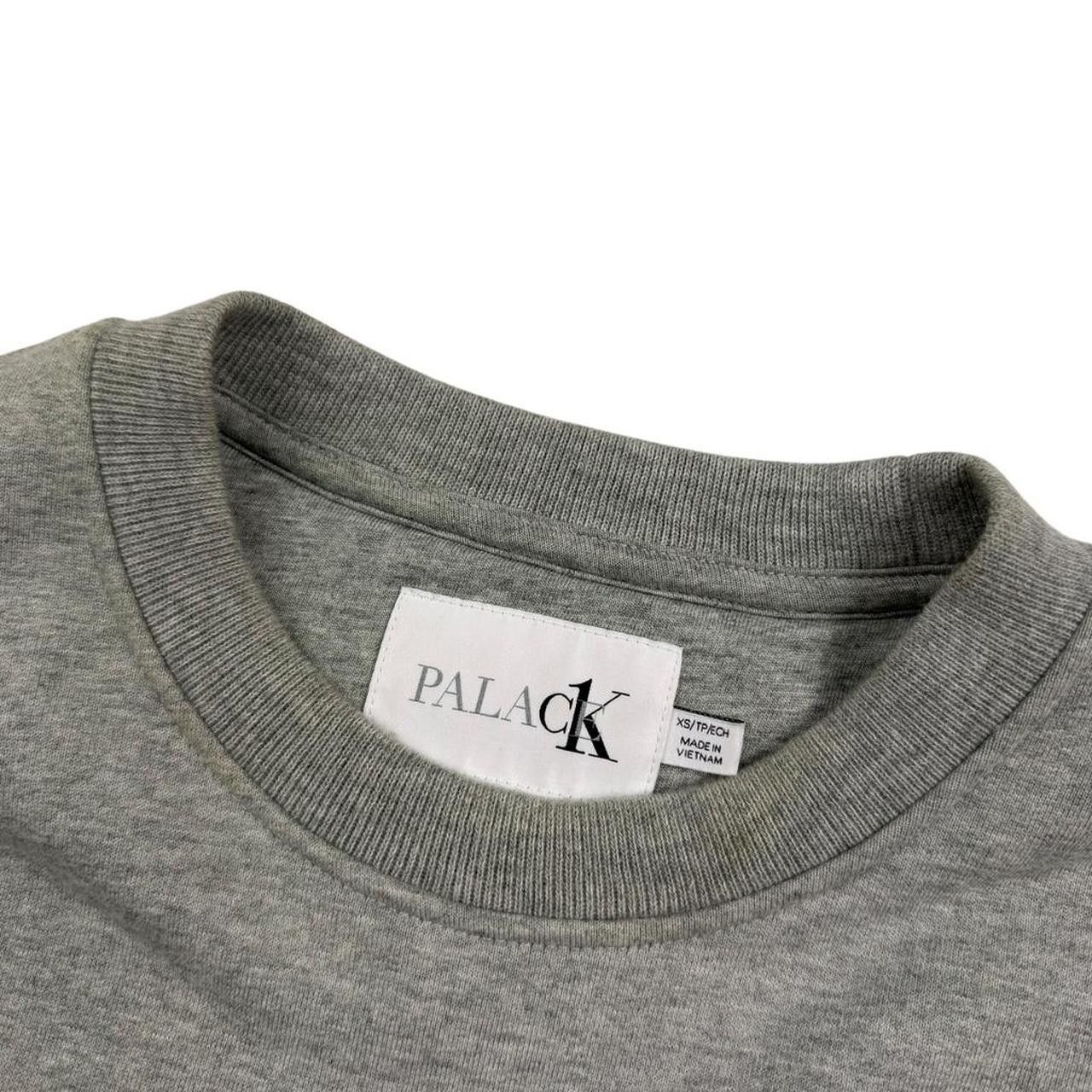 Calvin Klein × Palace Palace CK1 Calvin Klein Light Grey Heather Crew Extra Small Size US XS / EU 42 / 0 - 5 Thumbnail