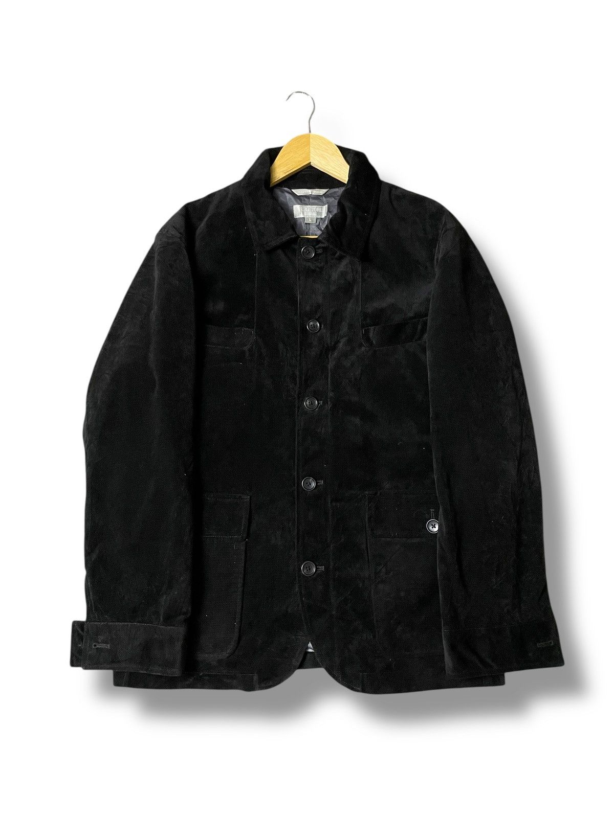 ジャケット・アウター 00's Yuki Torii Velours Quilting Jacket 希少】YUKI TORII JACKET 大きめ ウール配合 - メルカリ
