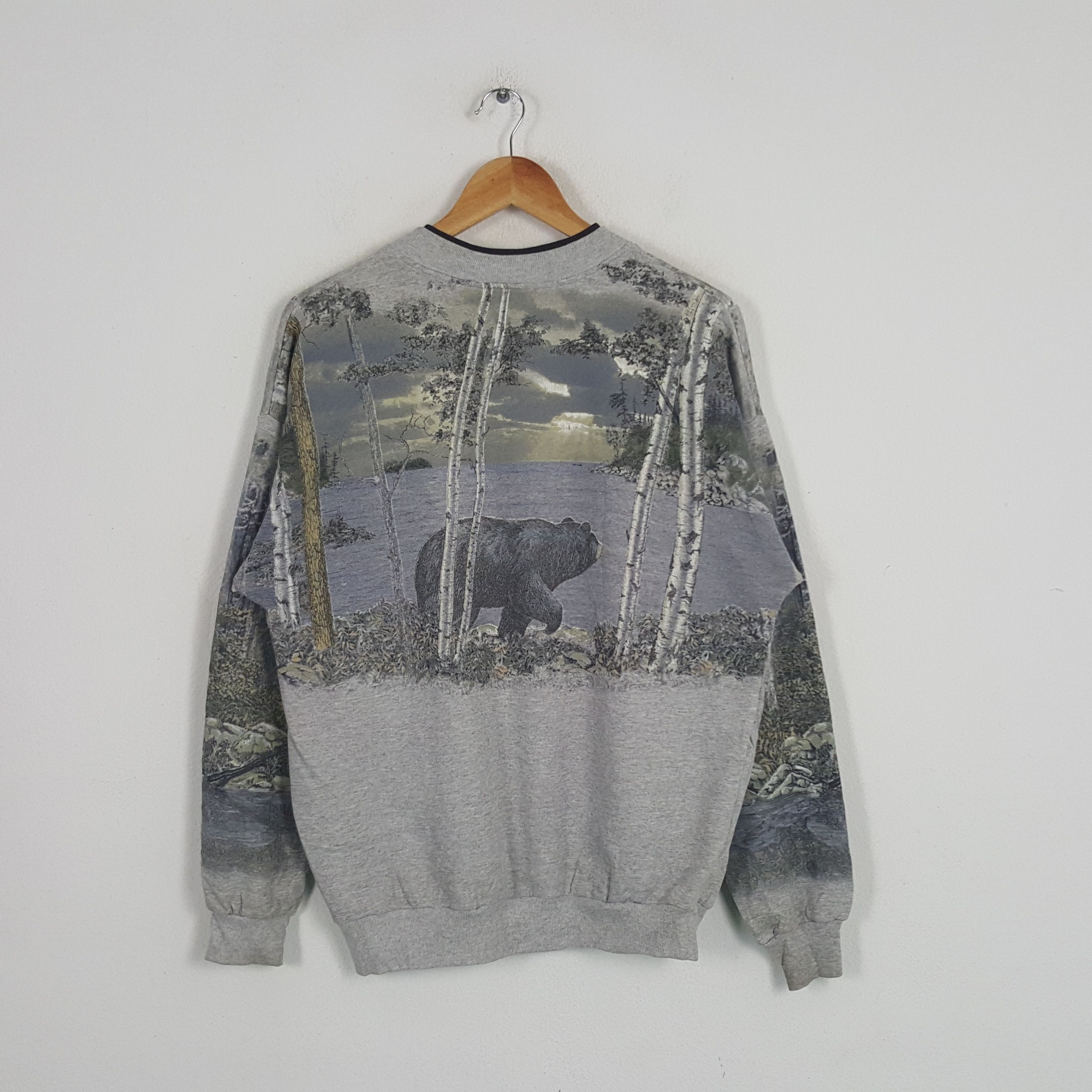 Vintage Vintage Sunschein Design American Nature Bear Sweatshirt Size US M / EU 48-50 / 2 - 3 Thumbnail