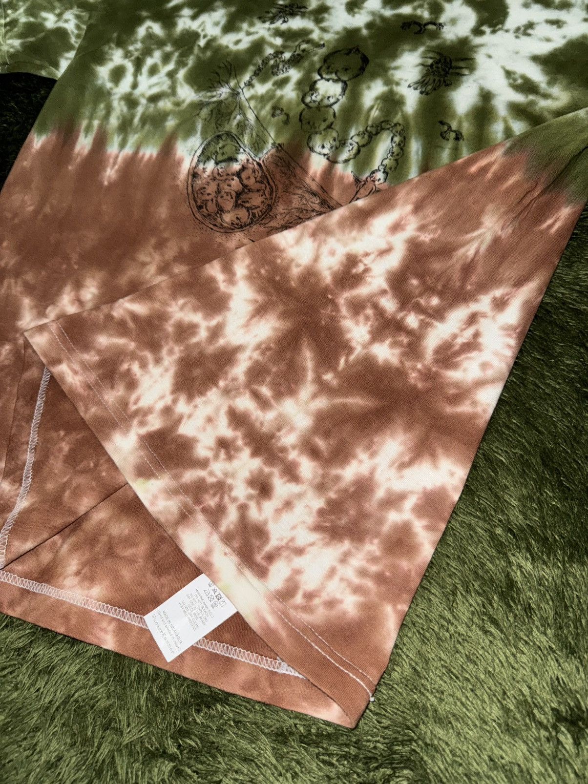 Japanese Brand [2] Nada Not Nada Tie-Dye Tubular T-Shirt Size US L / EU 52-54 / 3 - 7 Thumbnail