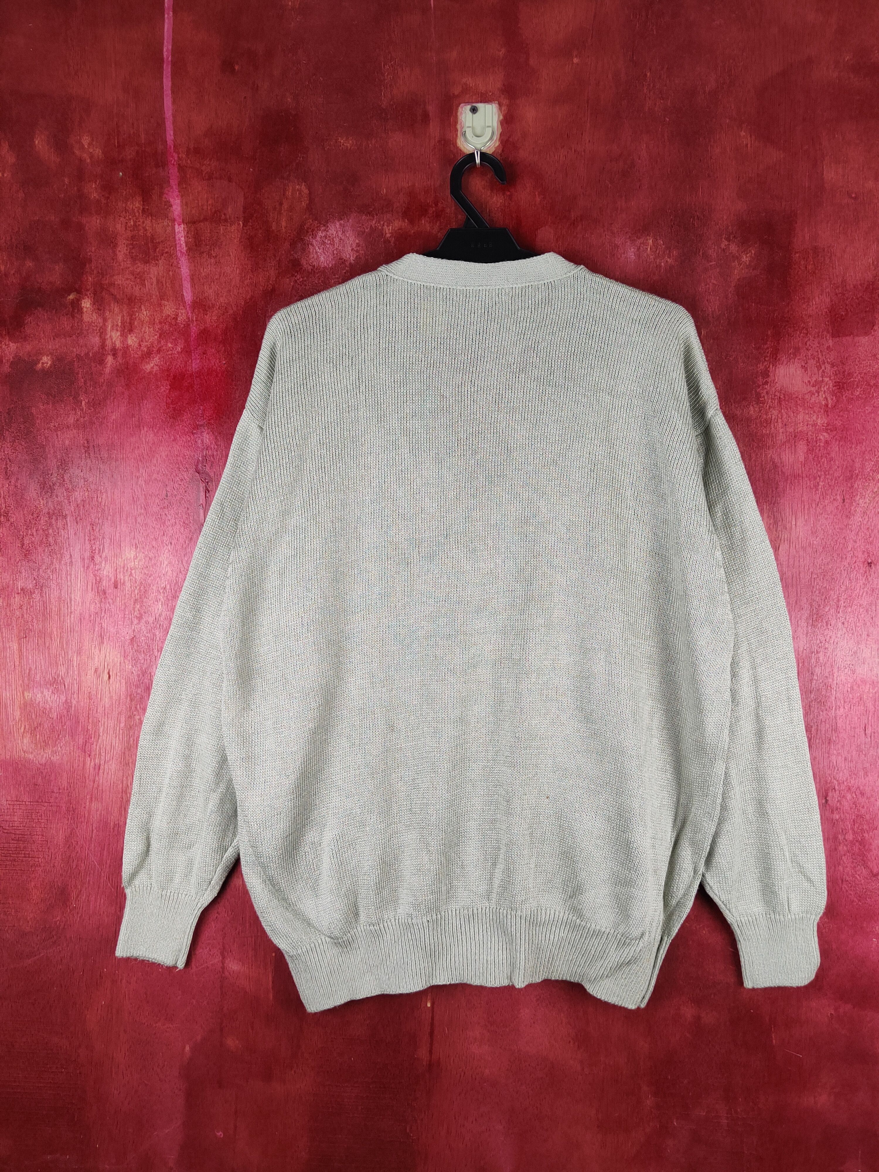 Homespun Knitwear Tina Gibson Light Green Knitwear Cardigan #S2376 Size XL / US 12-14 / IT 48-50 - 7 Thumbnail