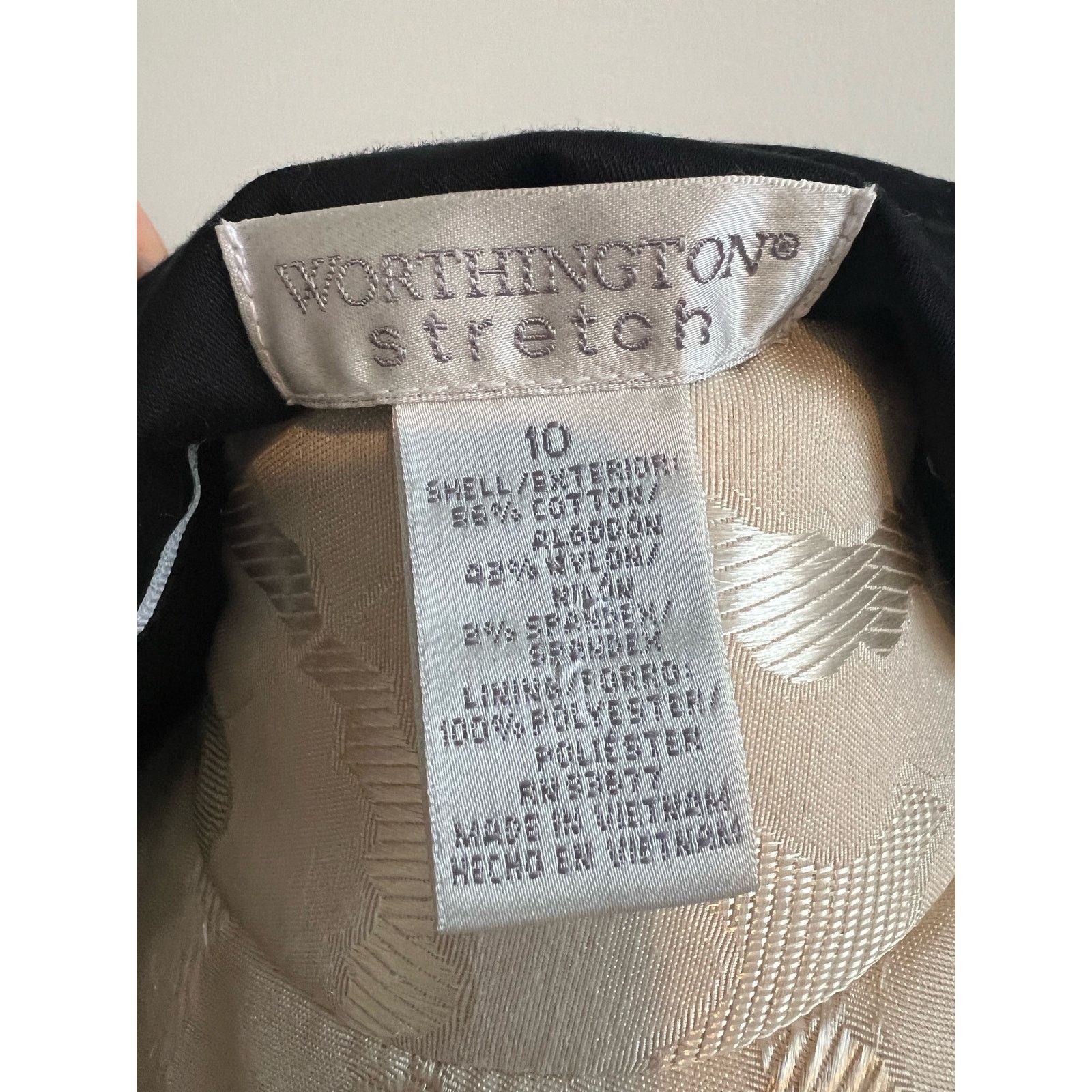 Worthington Worthington Women's Stretch Black Blazer Jacket Size 10 Size L / US 10 / IT 46 - 7 Thumbnail