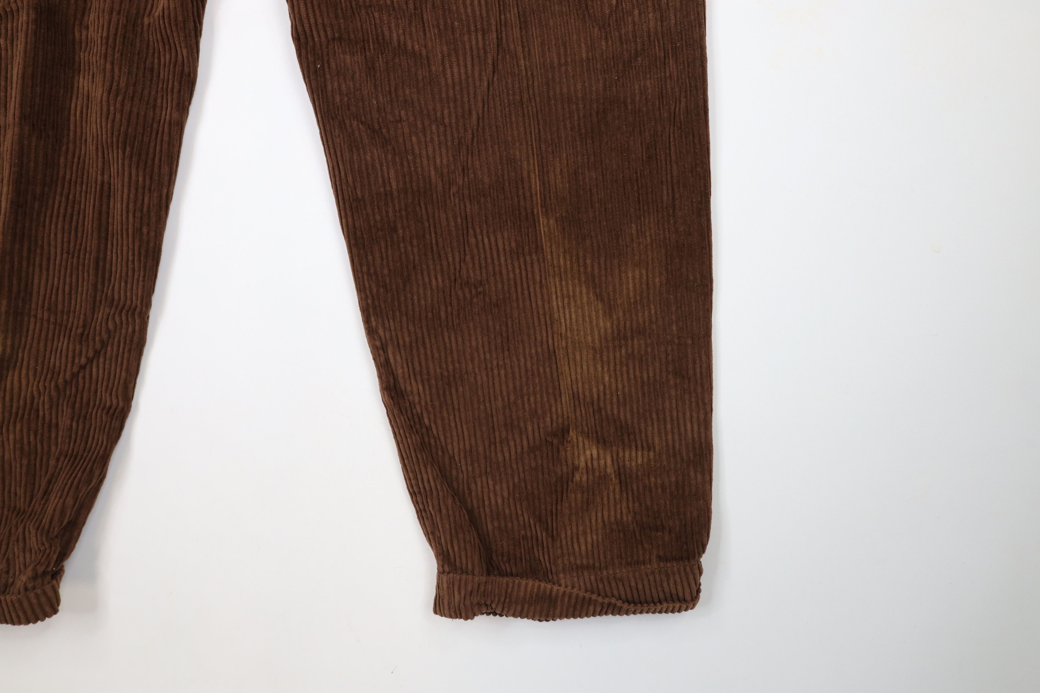 Vintage Vintage 90s Streetwear Baggy Wide Leg Corduroy Pants Brown Size US 36 / EU 52 - 12 Thumbnail