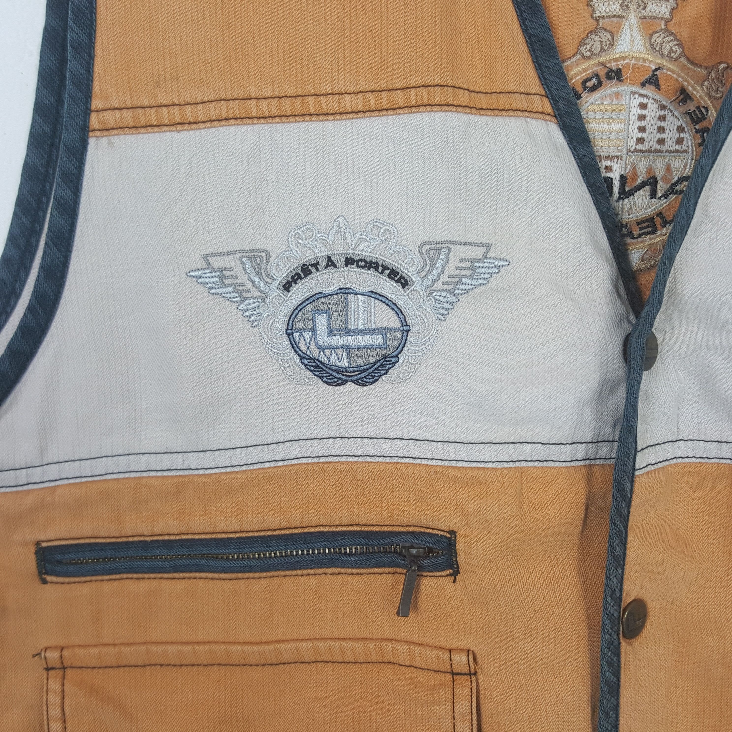 Lancel Vintage Lancel Paris Jeans Vest Jacket Size US M / EU 48-50 / 2 - 4 Thumbnail