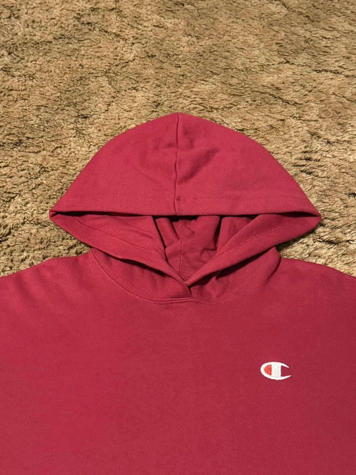 Champion Vintage Champion Reverse Weave Small Logo Hoodie Red Small Size US S / EU 44-46 / 1 - 3 Thumbnail