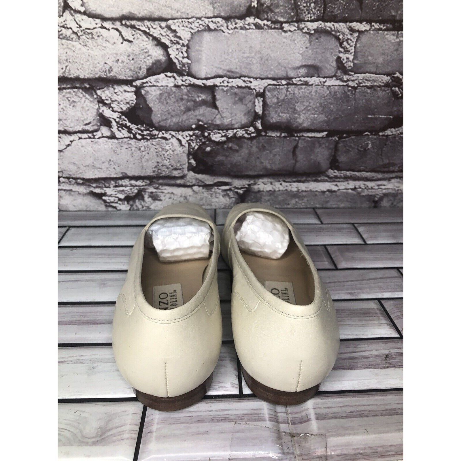Other Enzo Angiolini Liberty Ivory Cream Leather Square Toe Loafer Size US 6 / IT 36 - 4 Thumbnail
