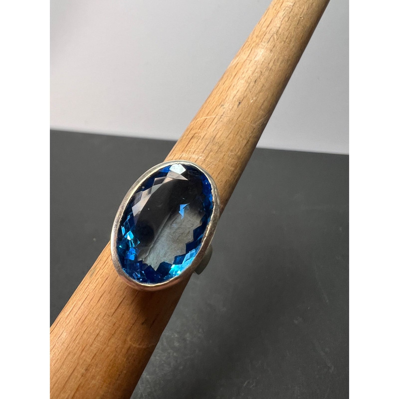 Other NEW Swiss blue topaz 925 ring size 8 / 11.70 grams Size ONE SIZE - 1 Thumbnail