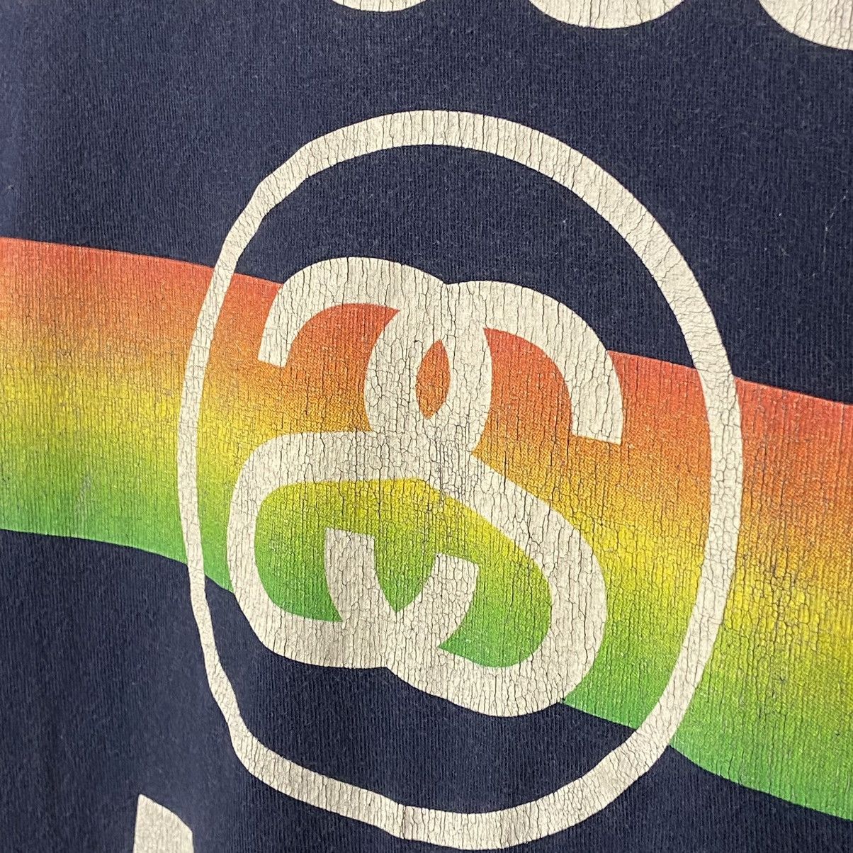 Stussy × Vintage 📌 Vintage Stussy Number 4 T-Shirt Size US XL / EU 56 / 4 - 3 Thumbnail