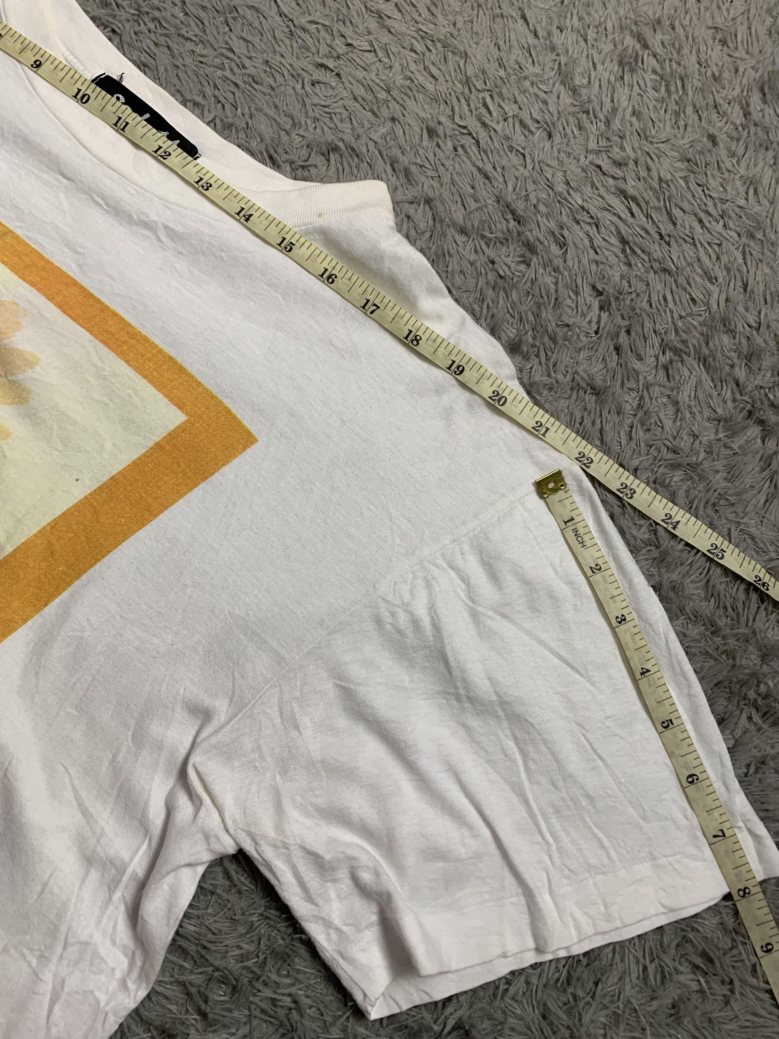 Vintage 80s SAD.M Sun Flowers Tshirt Single Stitch Vintage Size US L / EU 52-54 / 3 - 9 Thumbnail