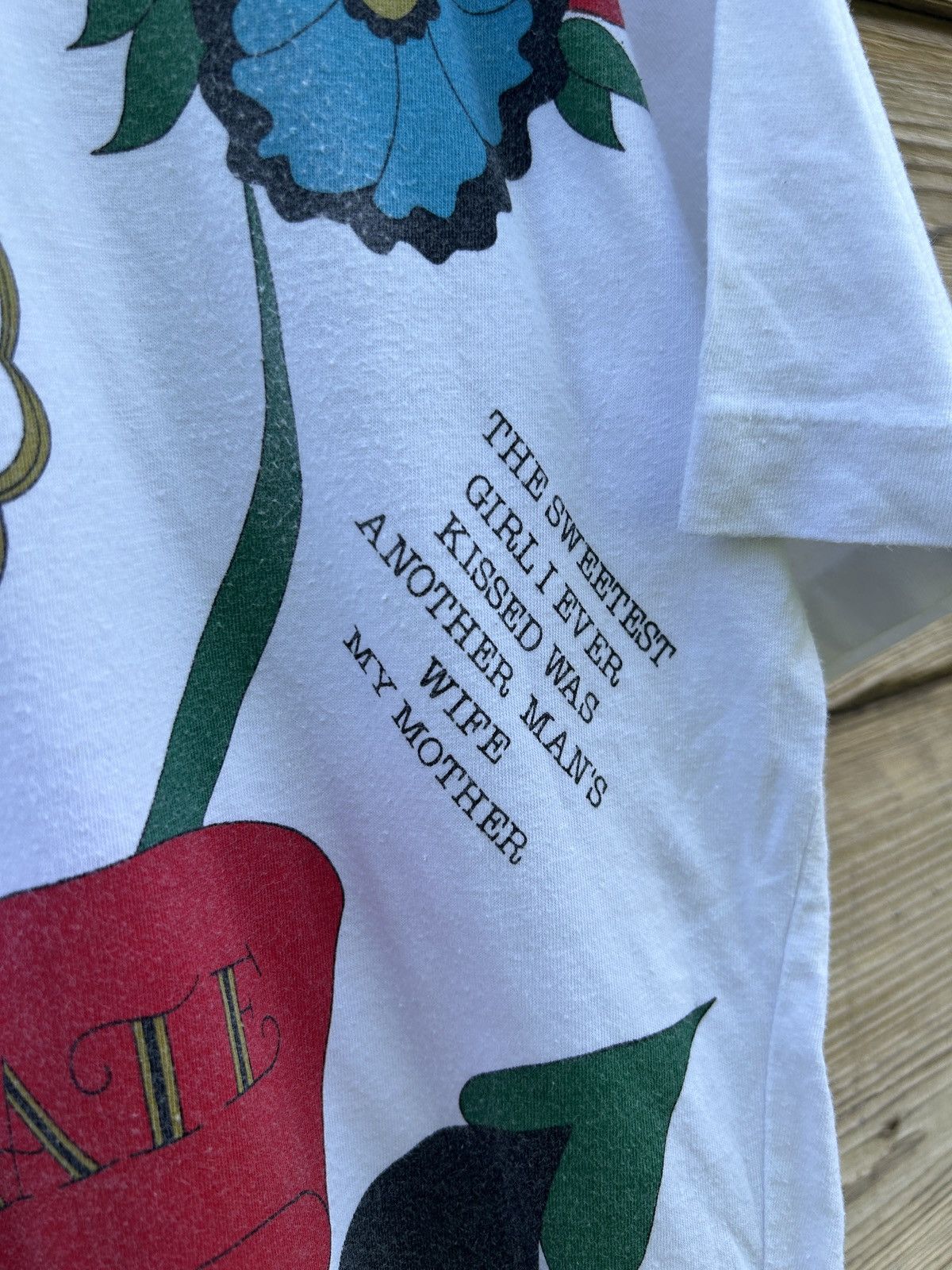 Vintage 90s Vintage Single Stitch Tattoo AOP Art Like Audigier Tee Size US XL / EU 56 / 4 - 5 Thumbnail