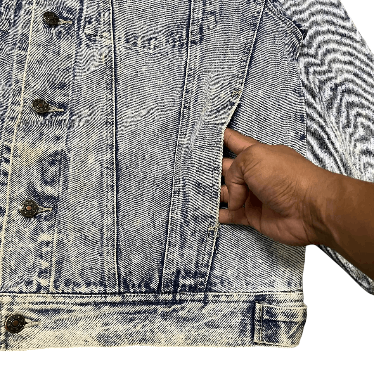 Japanese Brand Vintage Grand Canyon Trucker Denim Jacket Size US L / EU 52-54 / 3 - 6 Thumbnail