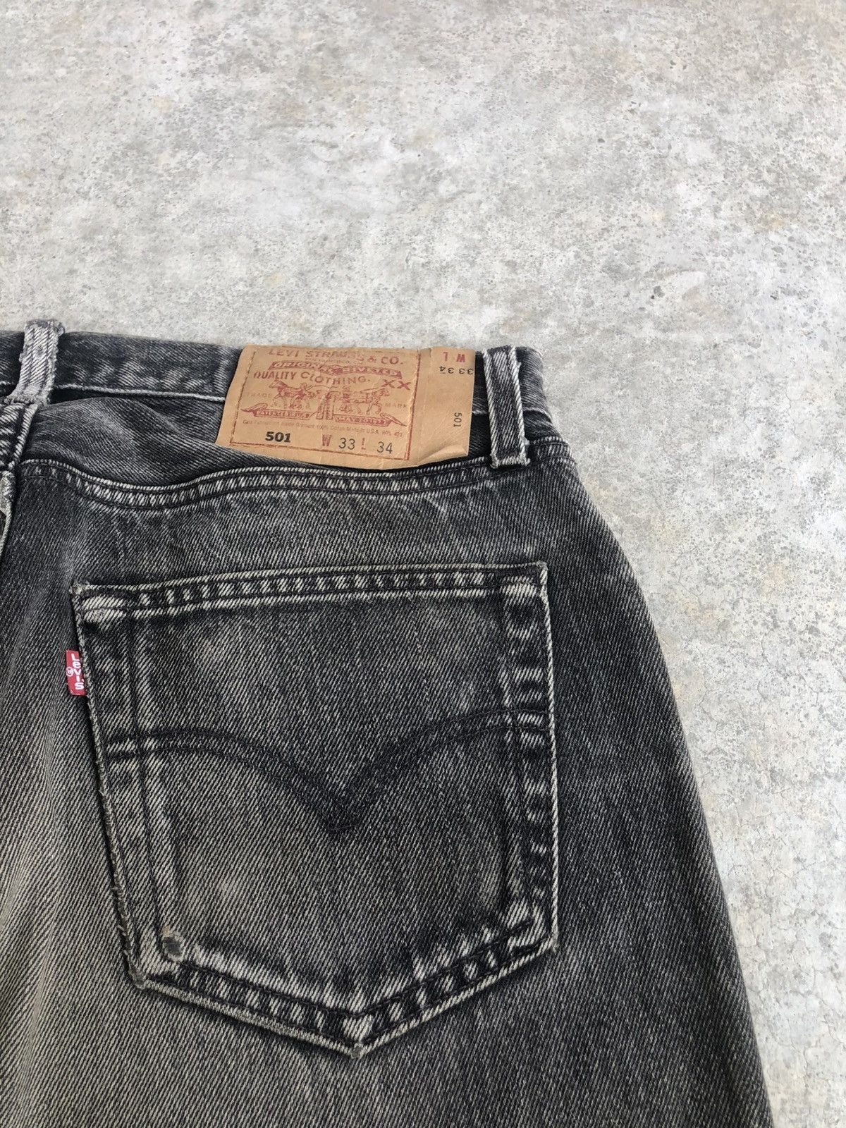 If Six Was Nine Vintage 90’s Levi’s 501 Distressed Denim Size US 32 / EU 48 - 15 Thumbnail