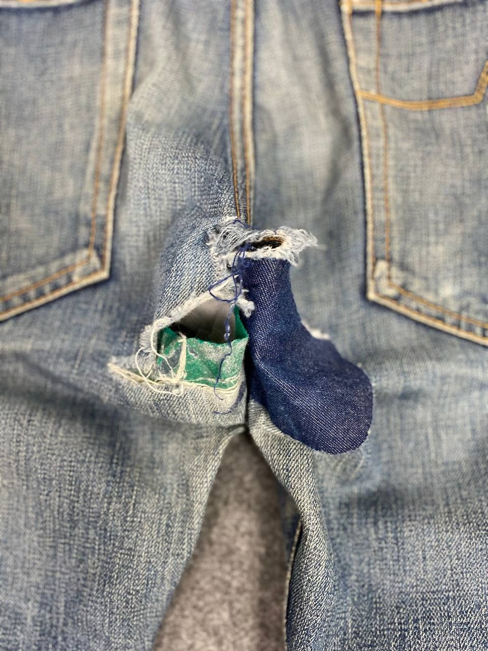 Japanese Brand vintage japanese brands selvedge denim distressed Size US 35 - 4 Thumbnail