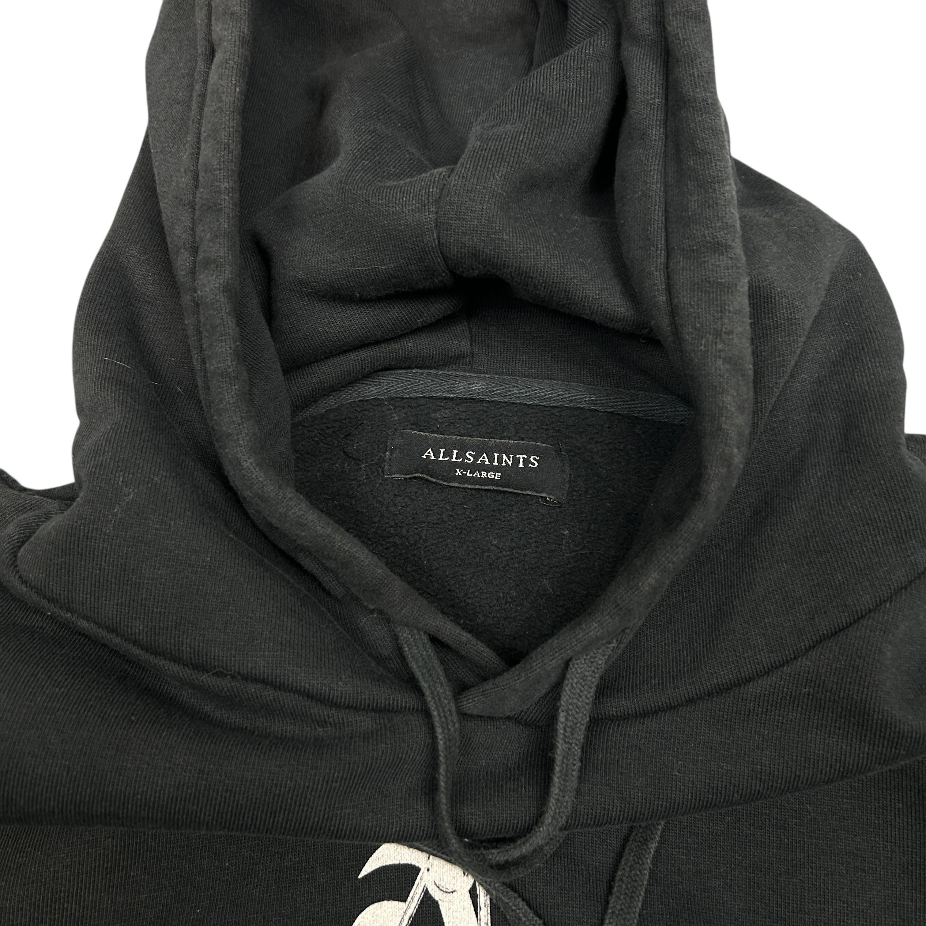 Allsaints Allsaints Chunky Heavy Oversized Pinup Hoodie Black XL Size US XL / EU 56 / 4 - 5 Thumbnail