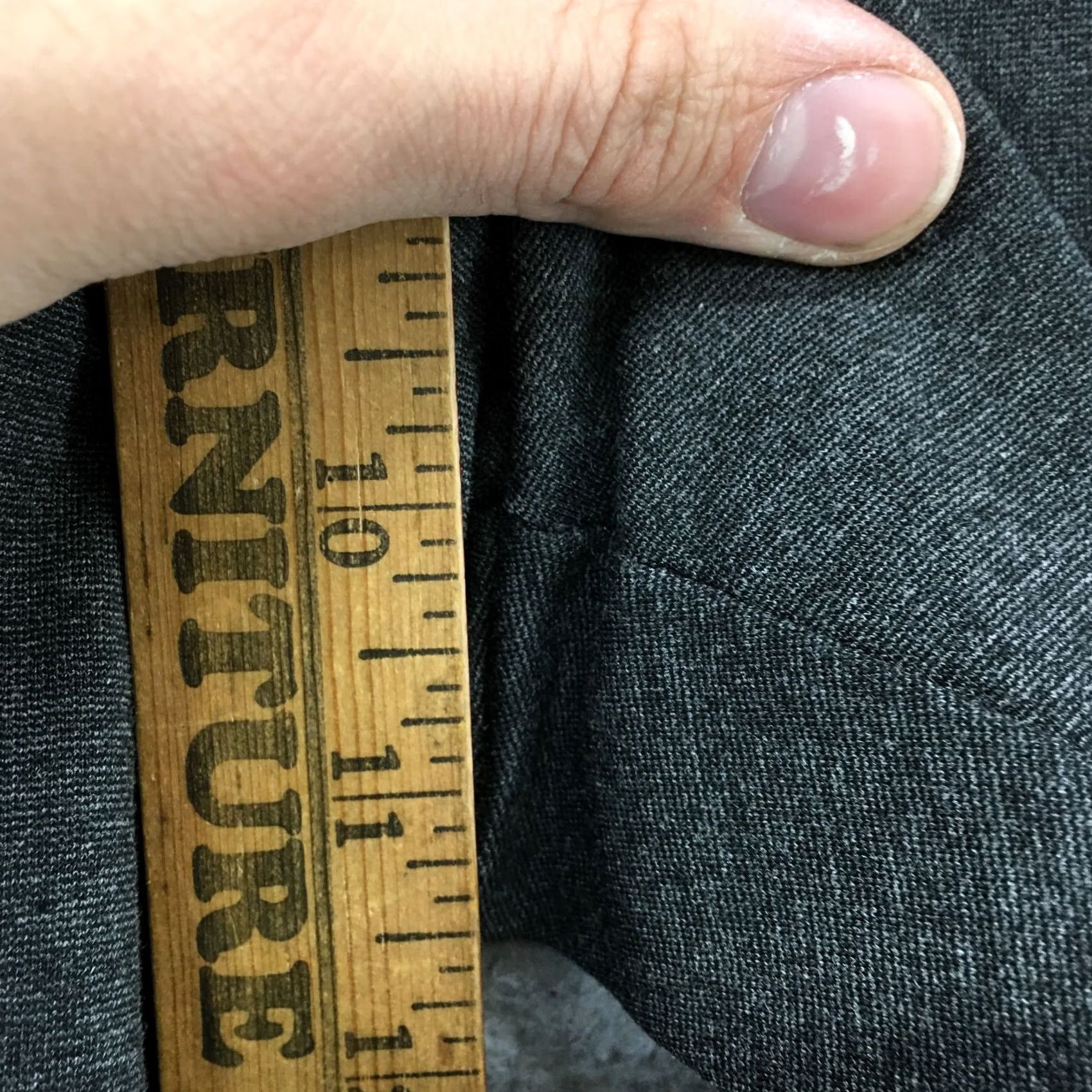 Worthington Worthington Womens M Grey Pull On Straight Leg Ankle Pants/Nylon Rayon Spandex - Ultra Sculpting NEW Size 32" / US 10 / IT 46 - 5 Thumbnail