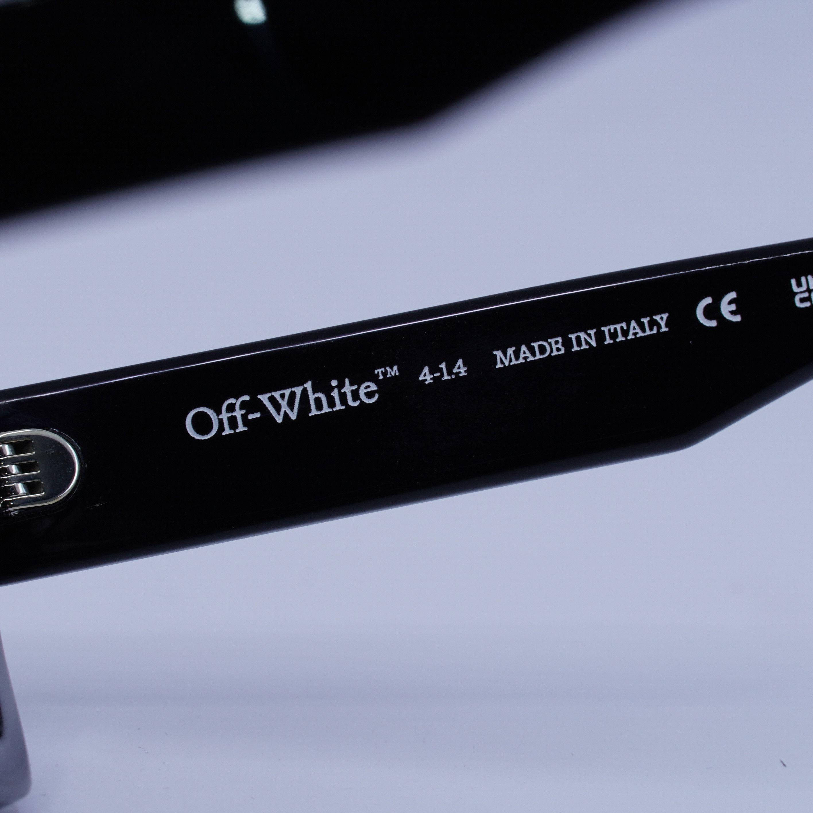 Off-White Off-White OERI129 MANCHESTER 1007 Sunglasses Black Rectangle Size ONE SIZE - 8 Thumbnail