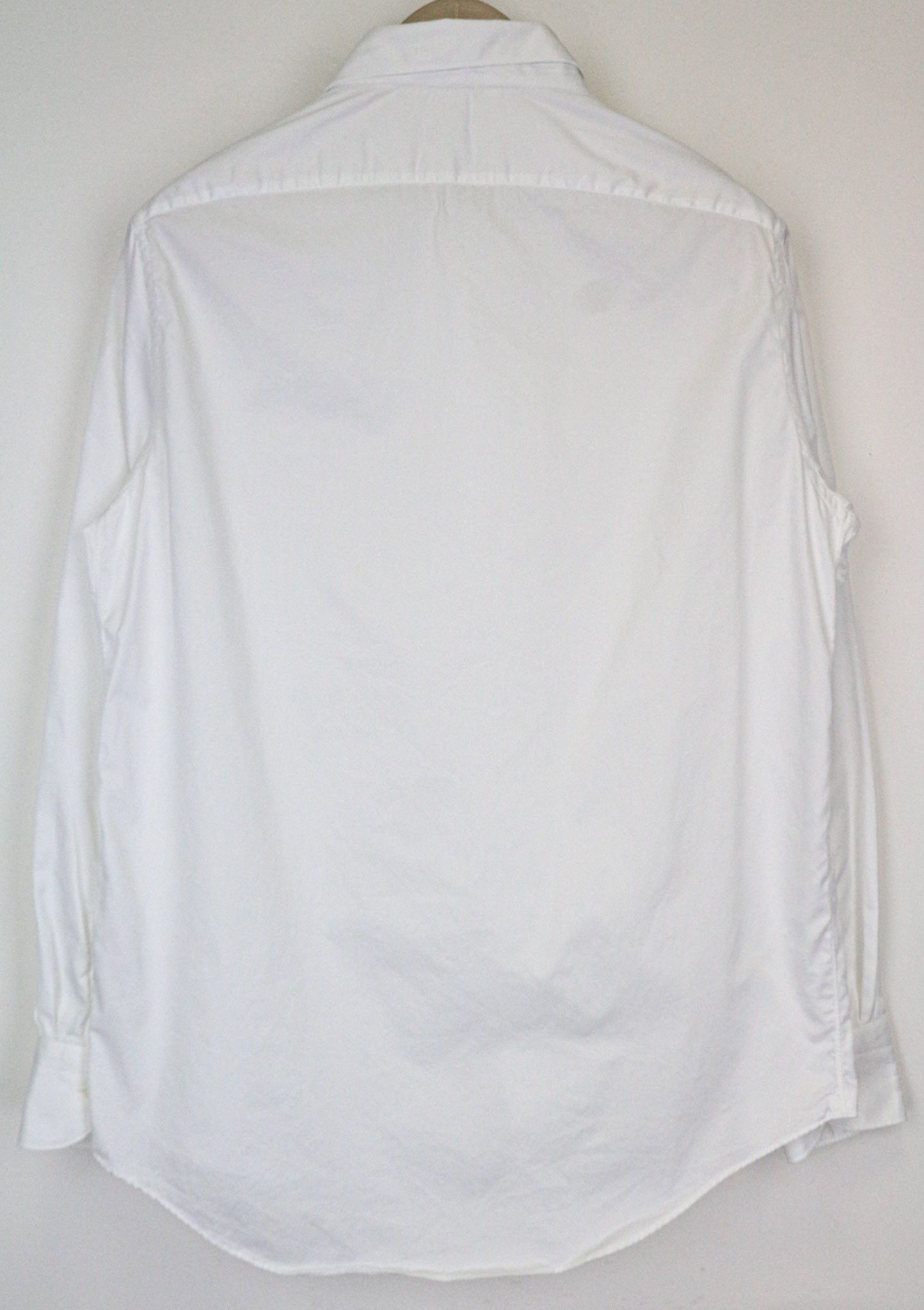 Suitsupply M Slim White Cotton Twill Shirt 79274 Size US M / EU 48-50 / 2 - 2 Thumbnail