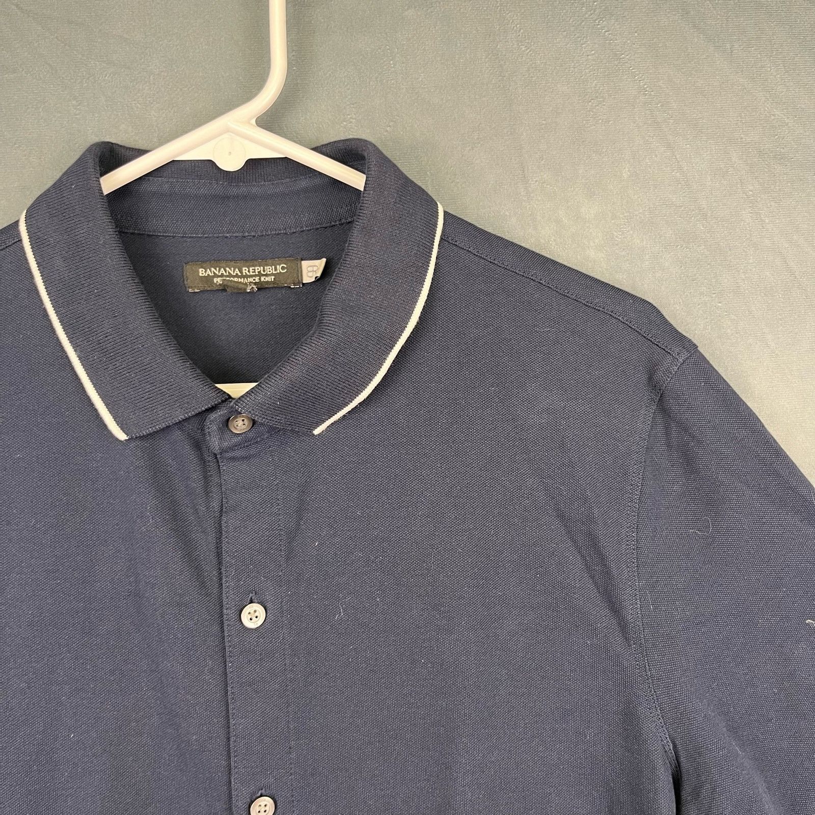 Banana Republic Banana Republic BR+ Short Sleeve Performance Knit Shirt J-01 Size US L / EU 52-54 / 3 - 3 Thumbnail