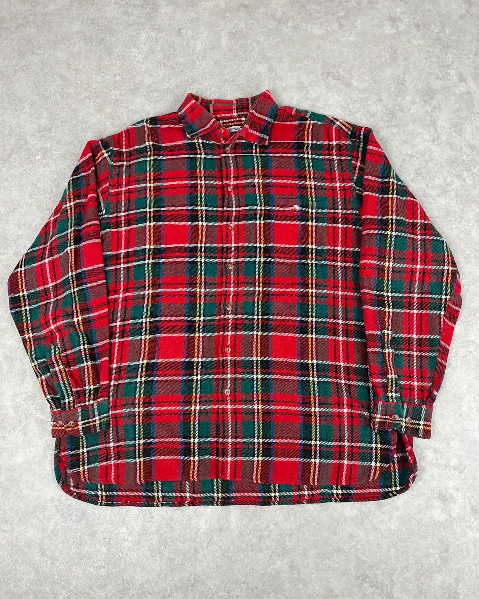 Emporio Armani 1990s Emporio Armani Red & Green Checkered Shirt Size US M / EU 48-50 / 2 - 3 Thumbnail