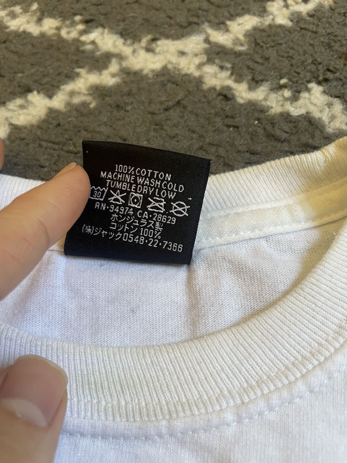 DENIM TEARS × Stussy Stussy x Denim Tears Pass The Baton Store Opening T-Shirt Size US M / EU 48-50 / 2 - 3 Thumbnail