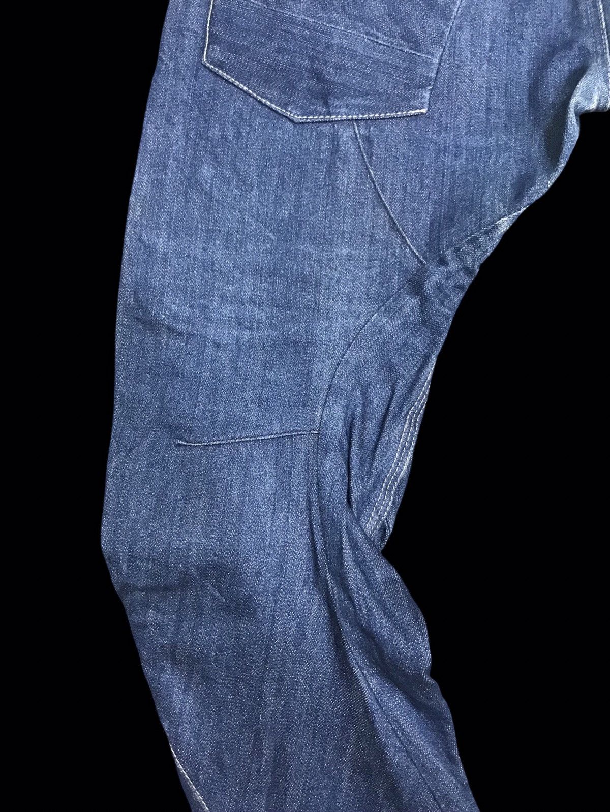 G-Star 💥AVANT GARDE💥GSTAR RAW HI CROTCH SKINNY CURVED DENIM F167 Size US 35 - 16 Thumbnail