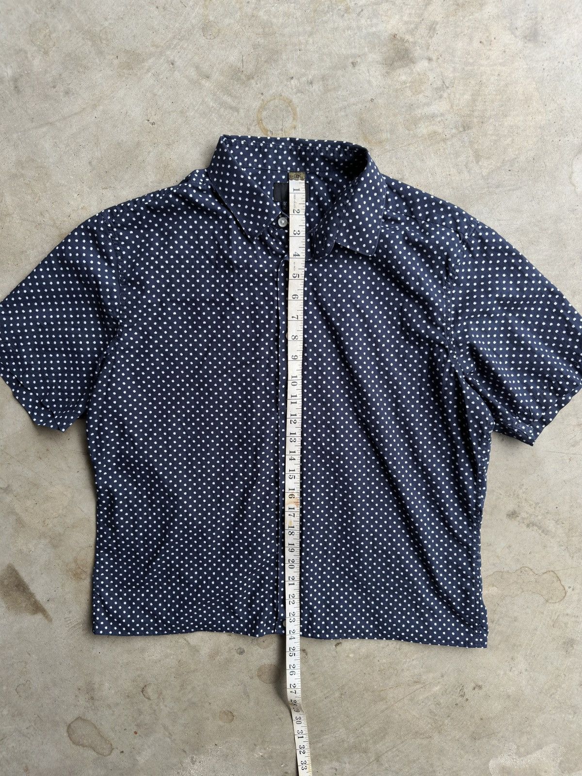 H&M Cropped Polka Dot Button Down Shirt - S Size US S / EU 44-46 / 1 - 3 Thumbnail