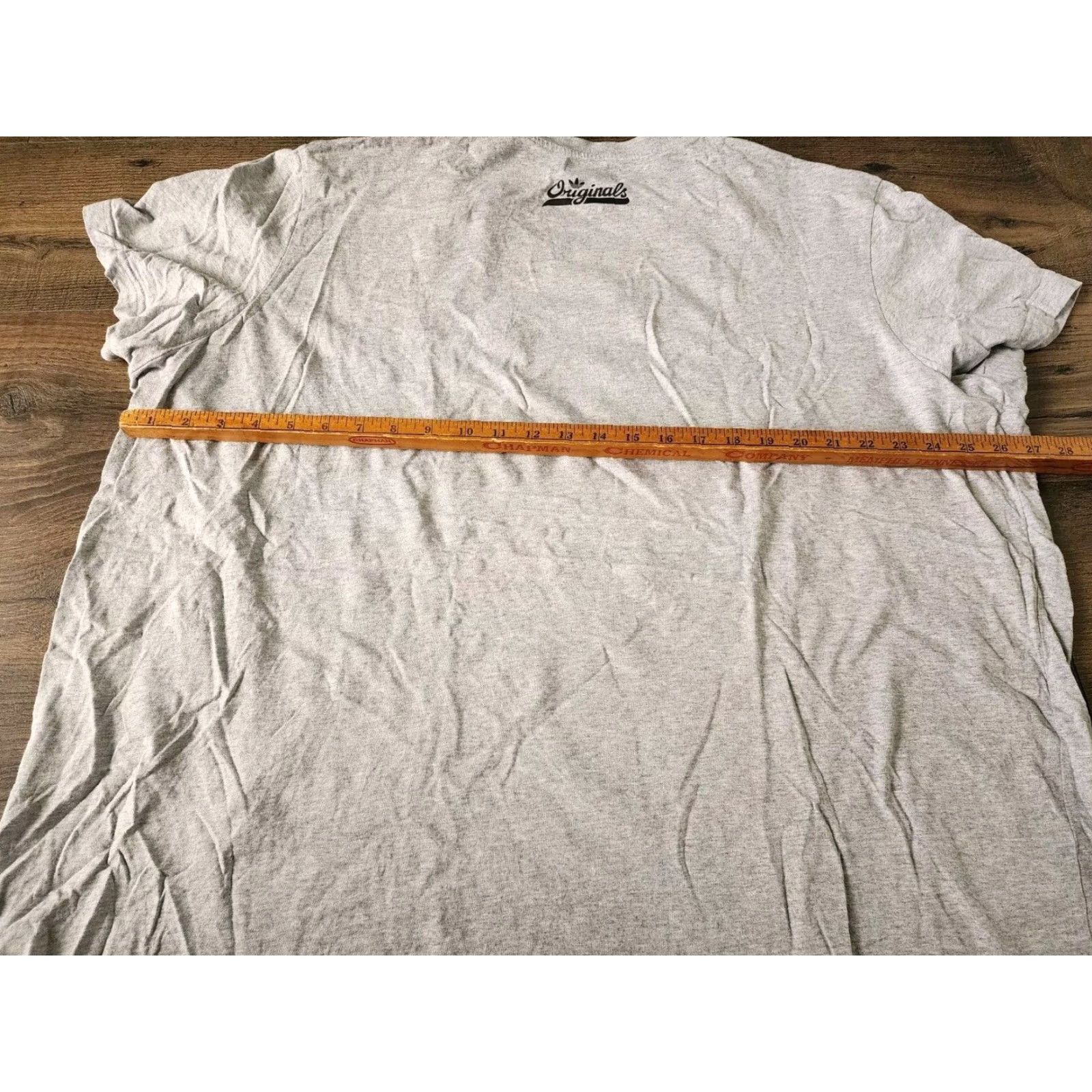 Adidas VINTAGE adidas Originals Mens T-Shirt 3XL Cotton Short Sleeve Crew Neck Gray Graphic Summer Men Size US XXL / EU 58 / 5 - 4 Thumbnail