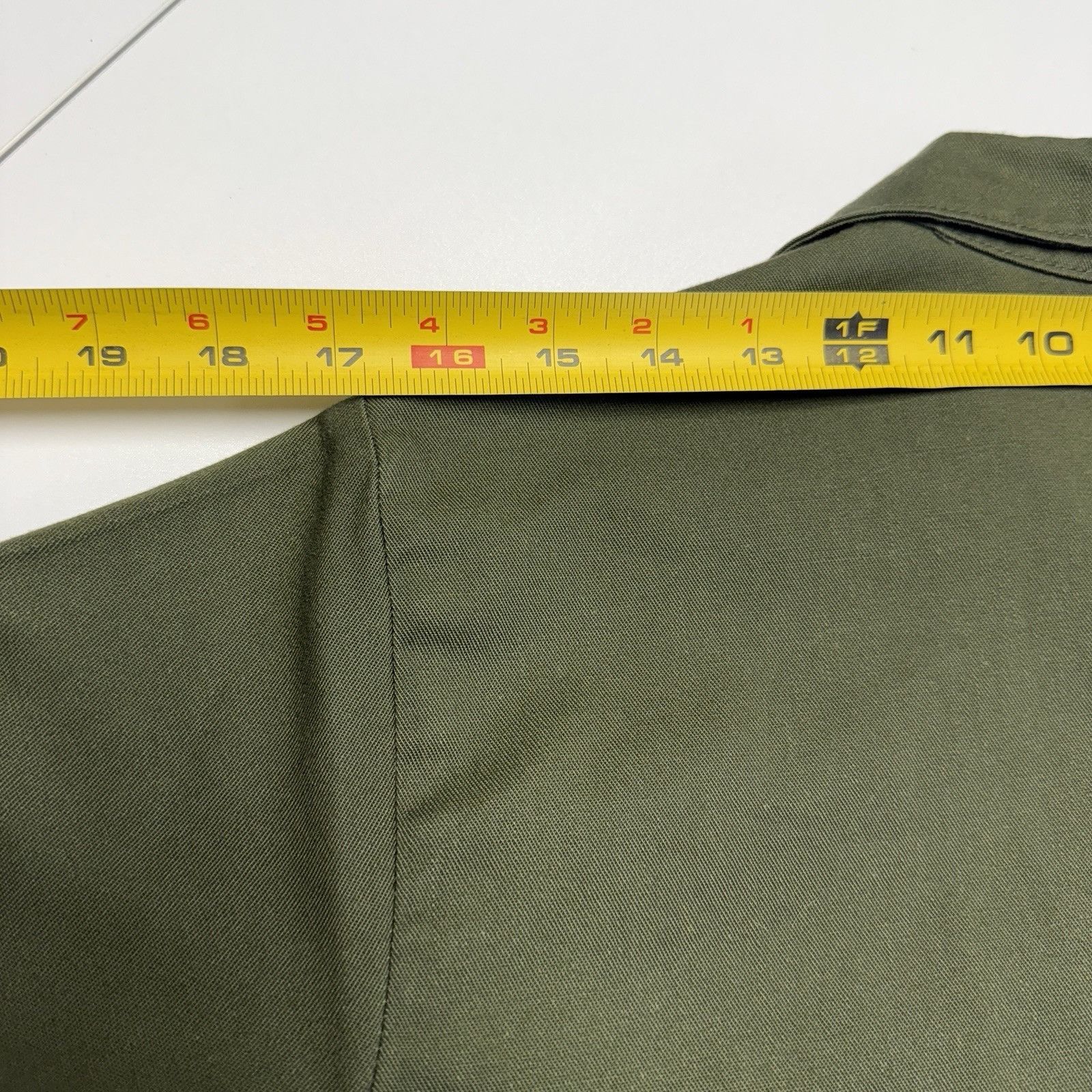 Vintage OG-507 US Air Force Military Shirt Mens 15.5x33 Vintage 70s Size US L / EU 52-54 / 3 - 12 Thumbnail