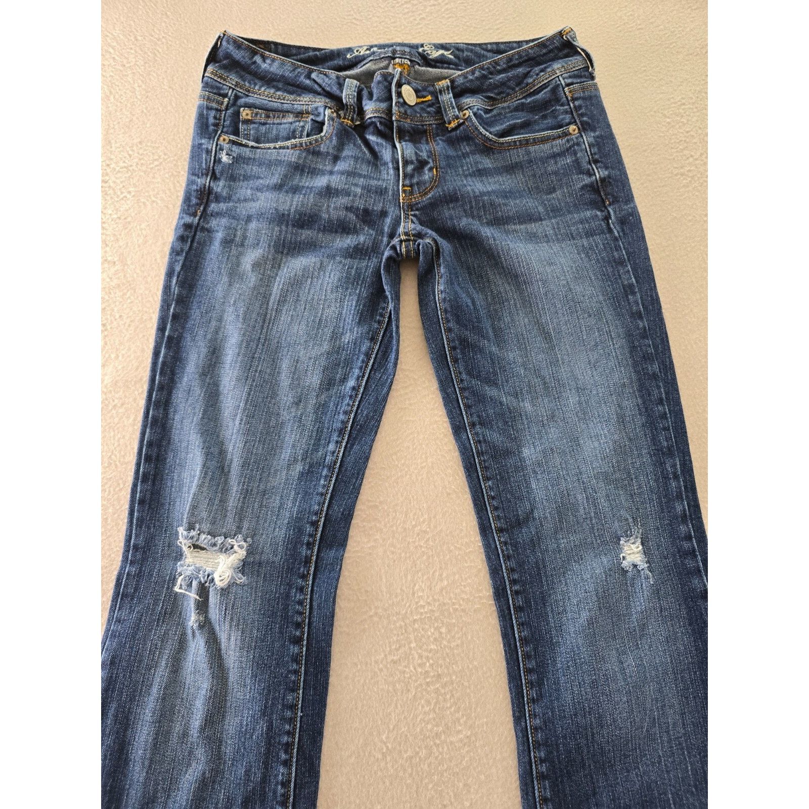 American Eagle Outfitters American Eagle Jeans Womens Size 6 Long Stretch Slim Boot Size 28" / US 6 / IT 42 - 7 Thumbnail