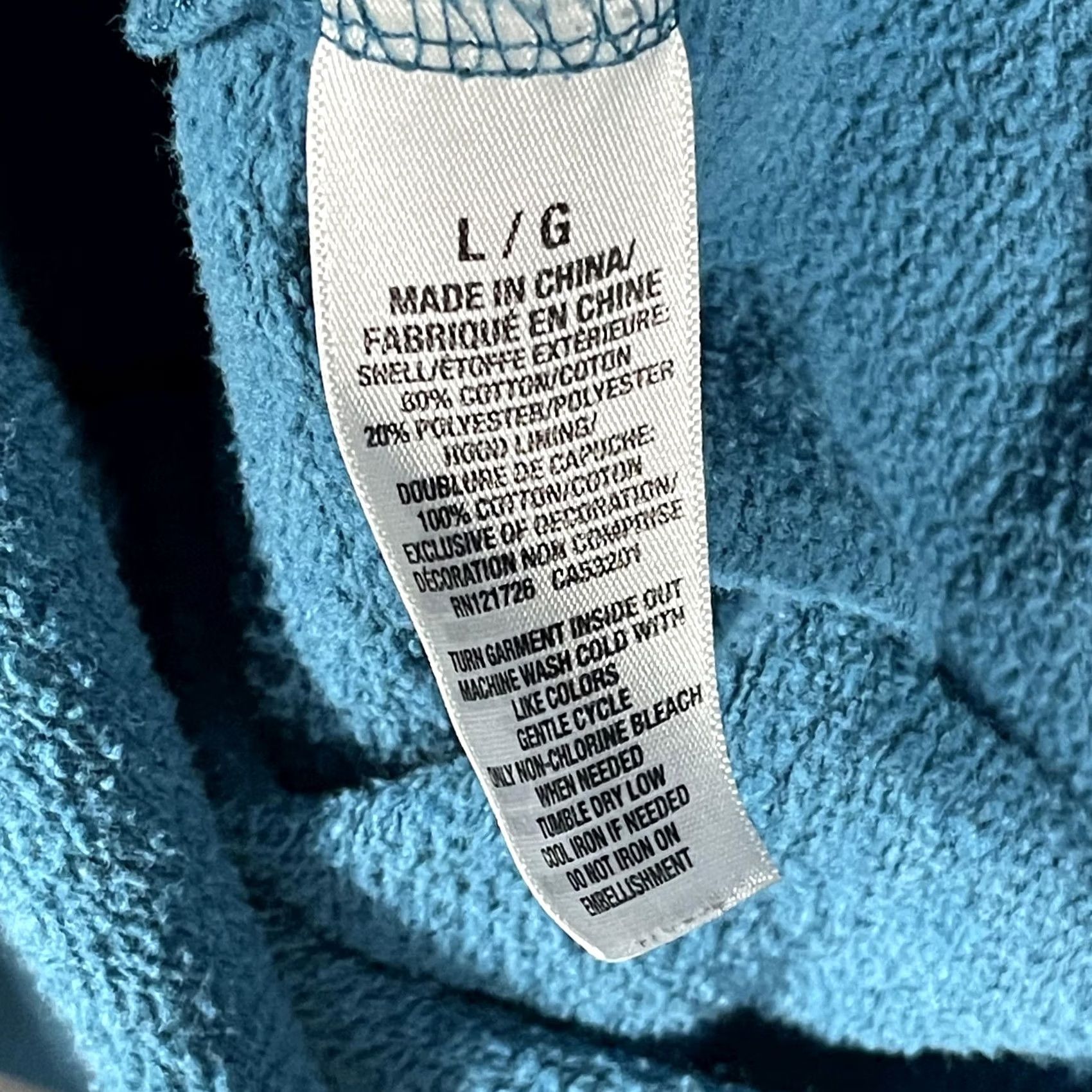 Aeropostale VINTAGE Aeropostale Hoodie Mens L Blue Full Zip AERO 87 Applique Graphic Fleece 90s) Size US L / EU 52-54 / 3 - 5 Thumbnail
