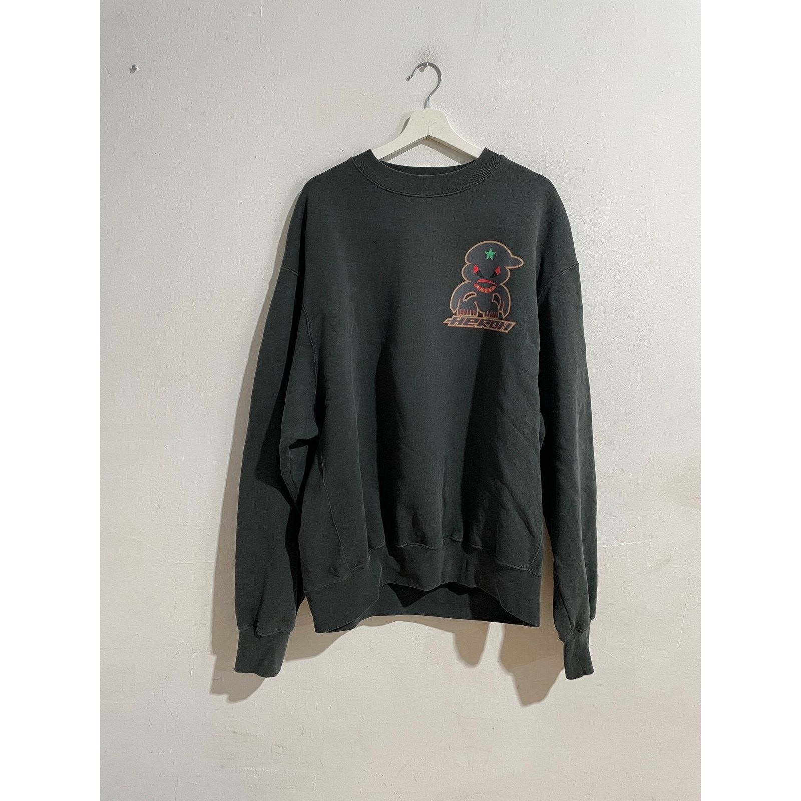 Heron Preston HERON PRESTON MONSTER CREWNECK SIZE XXL PREOWNED Size US XXL / EU 58 / 5 - 1 Thumbnail
