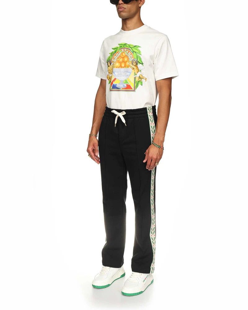 Casablanca o1mle0126 Tape Panelled Sweatpants & Joggers in Black Size US 38 / EU 54 - 3 Thumbnail