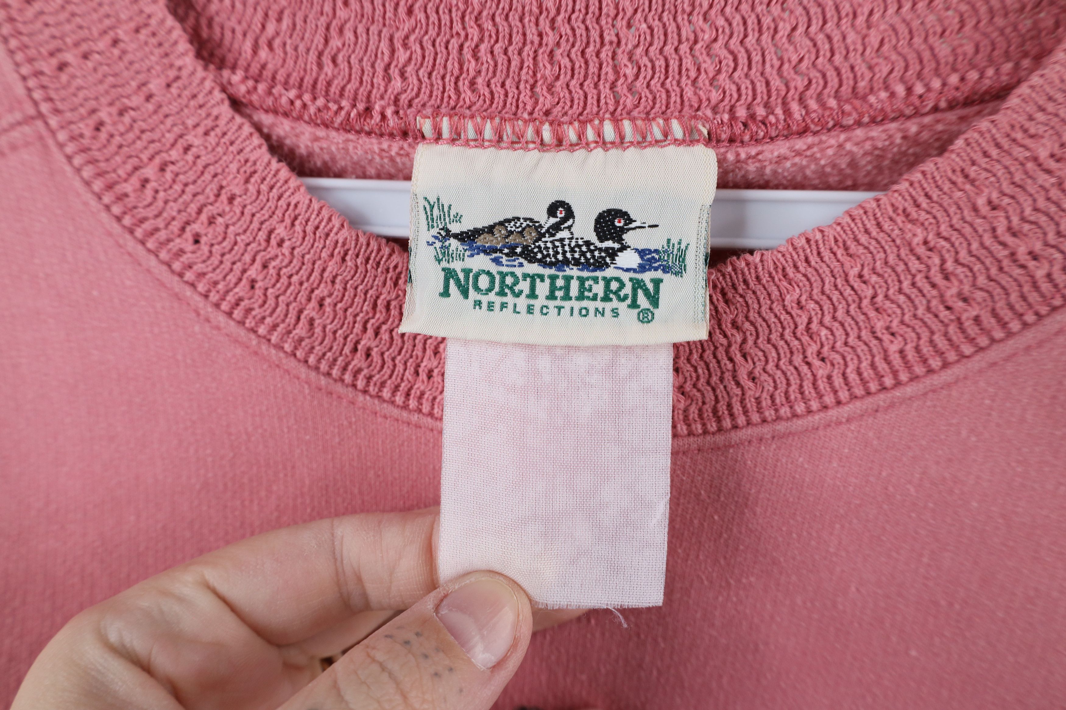 Vintage Vintage 90s Country Primitive Flower Crewneck Sweatshirt Size 3XL / US 20-22 - 7 Thumbnail