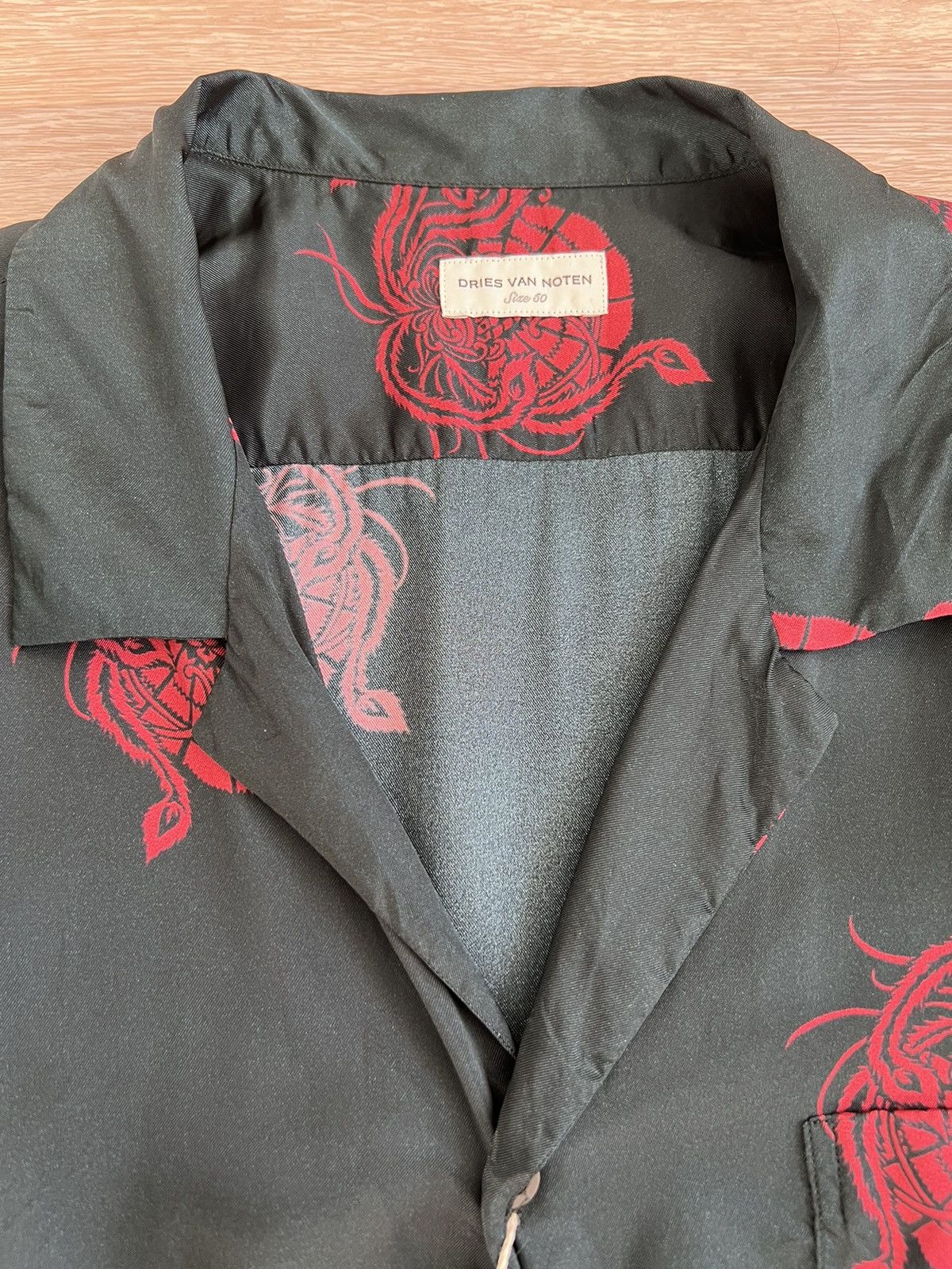 Dries Van Noten $600-700 viscose short-sleeved shirt, camp collar, IT50 Size US M / EU 48-50 / 2 - 5 Thumbnail