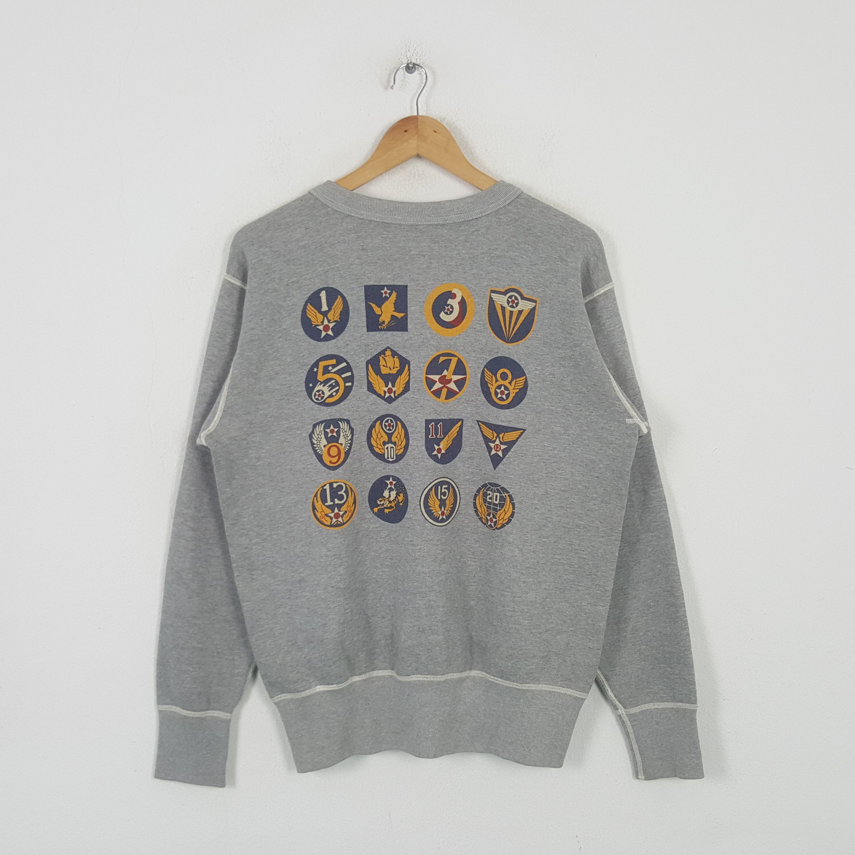 Buzz Rickson's Vintage Buzz Ricksons US Air Force Logo Art Sweatshirt 33 Size US M / EU 48-50 / 2 - 1 Thumbnail