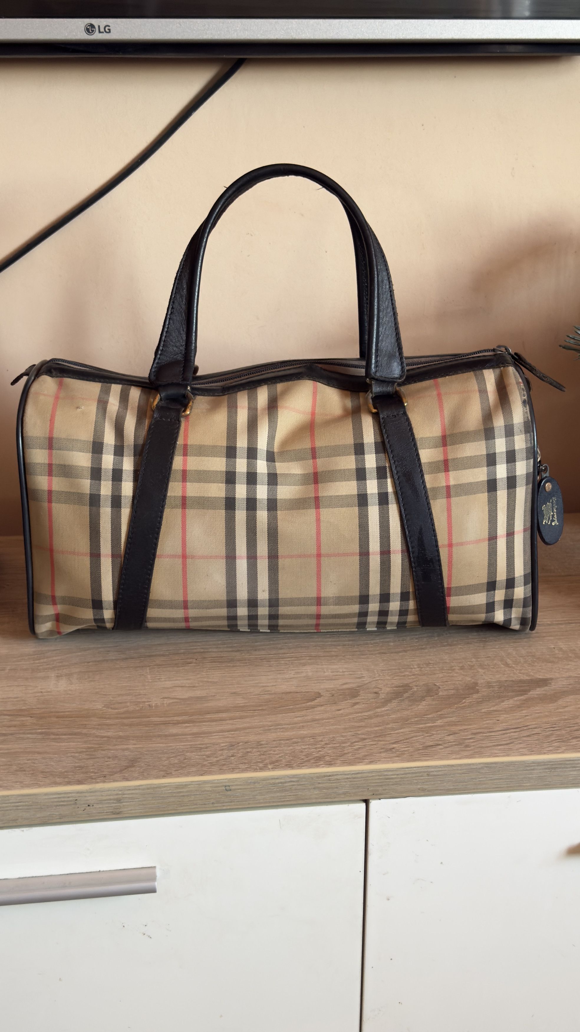 Burberry Vintage 70s Burberry novacheck duffle travel bag Size ONE SIZE - 9 Thumbnail