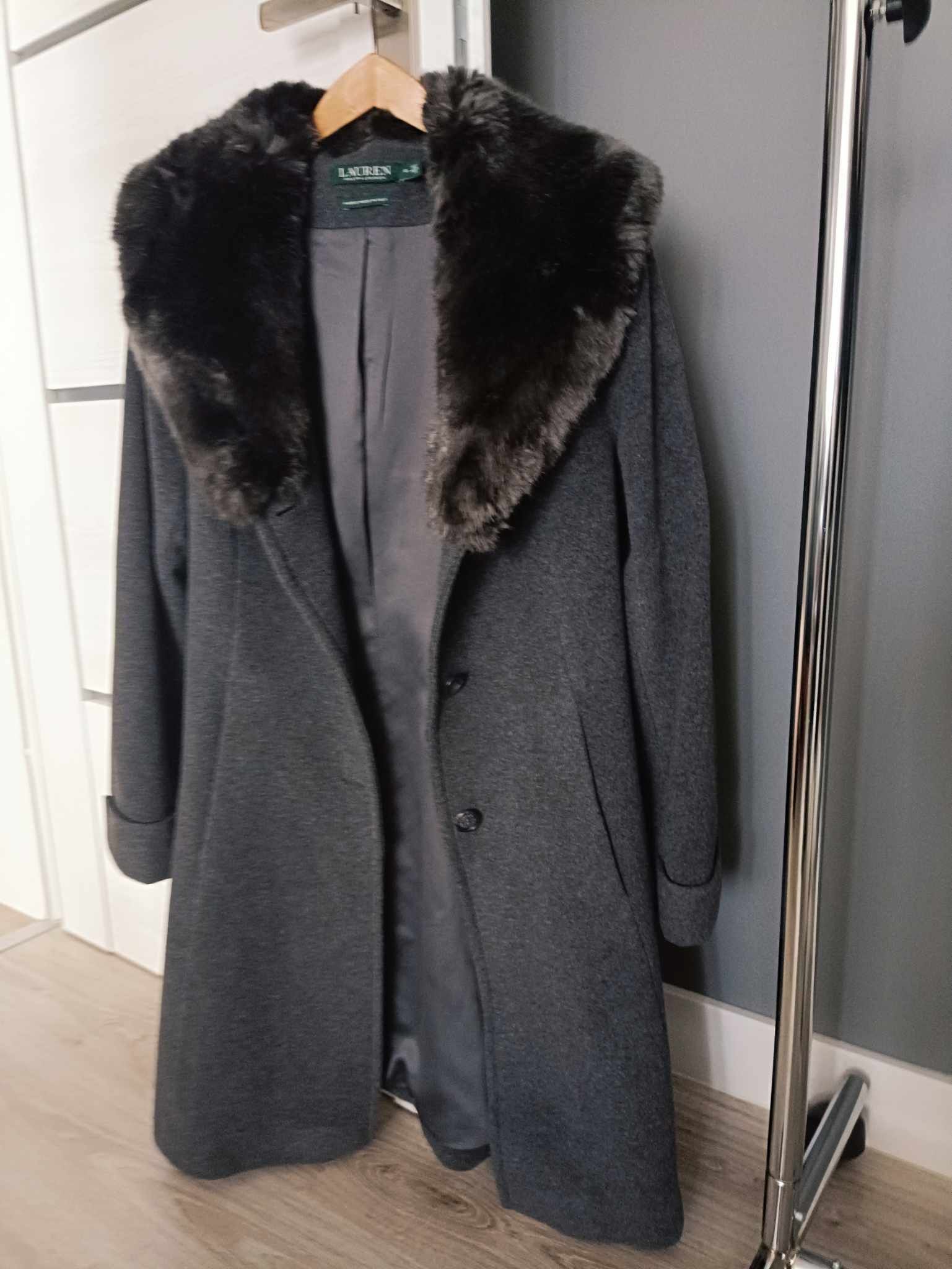 Ralph Lauren Ralph Lauren Blend Collar Shawl Coat Faux -fur Size S / US 4 / IT 40 - 1 Thumbnail