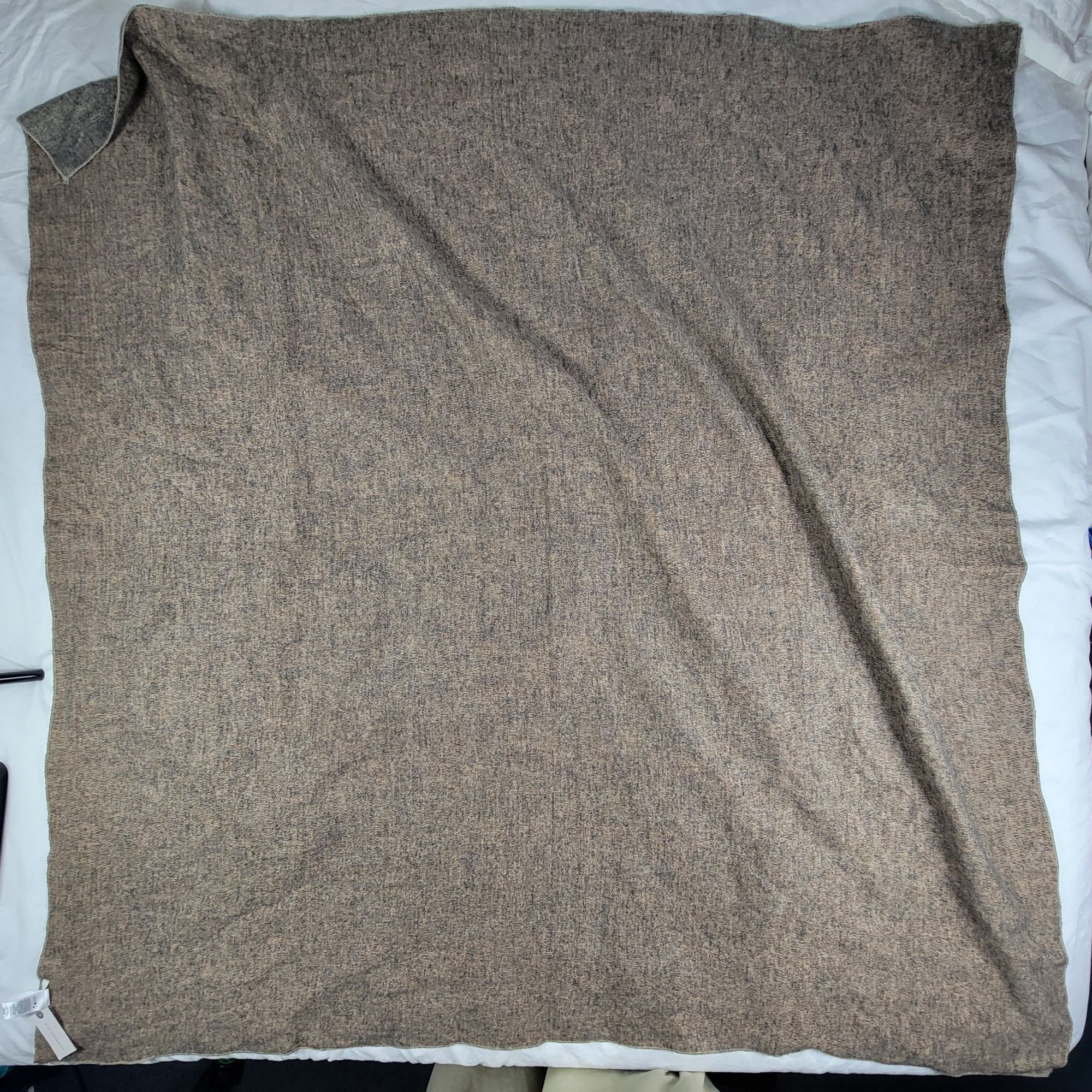 Anthropologie Faded Leopard Print Throw Blanket Winter Warm